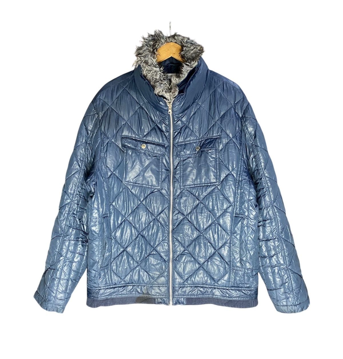 Japanese Brand Japanese Brand Closshi Fur minx Puffer Jacket Size US L / EU 52-54 / 3 - 1 Thumbnail