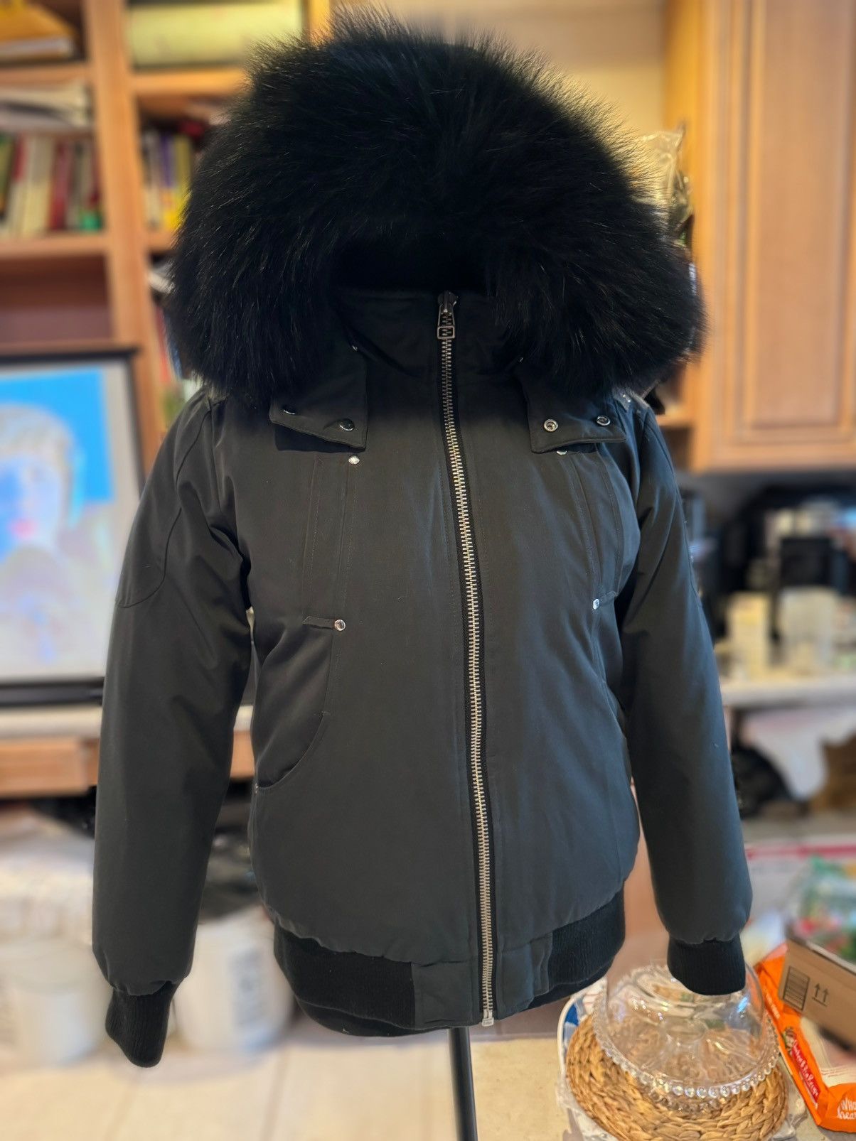 Moose Knuckles Moose Knuckles shearling Bomber Granite/Black L — Like New Size US XS / EU 42 / 0 - 2 Thumbnail