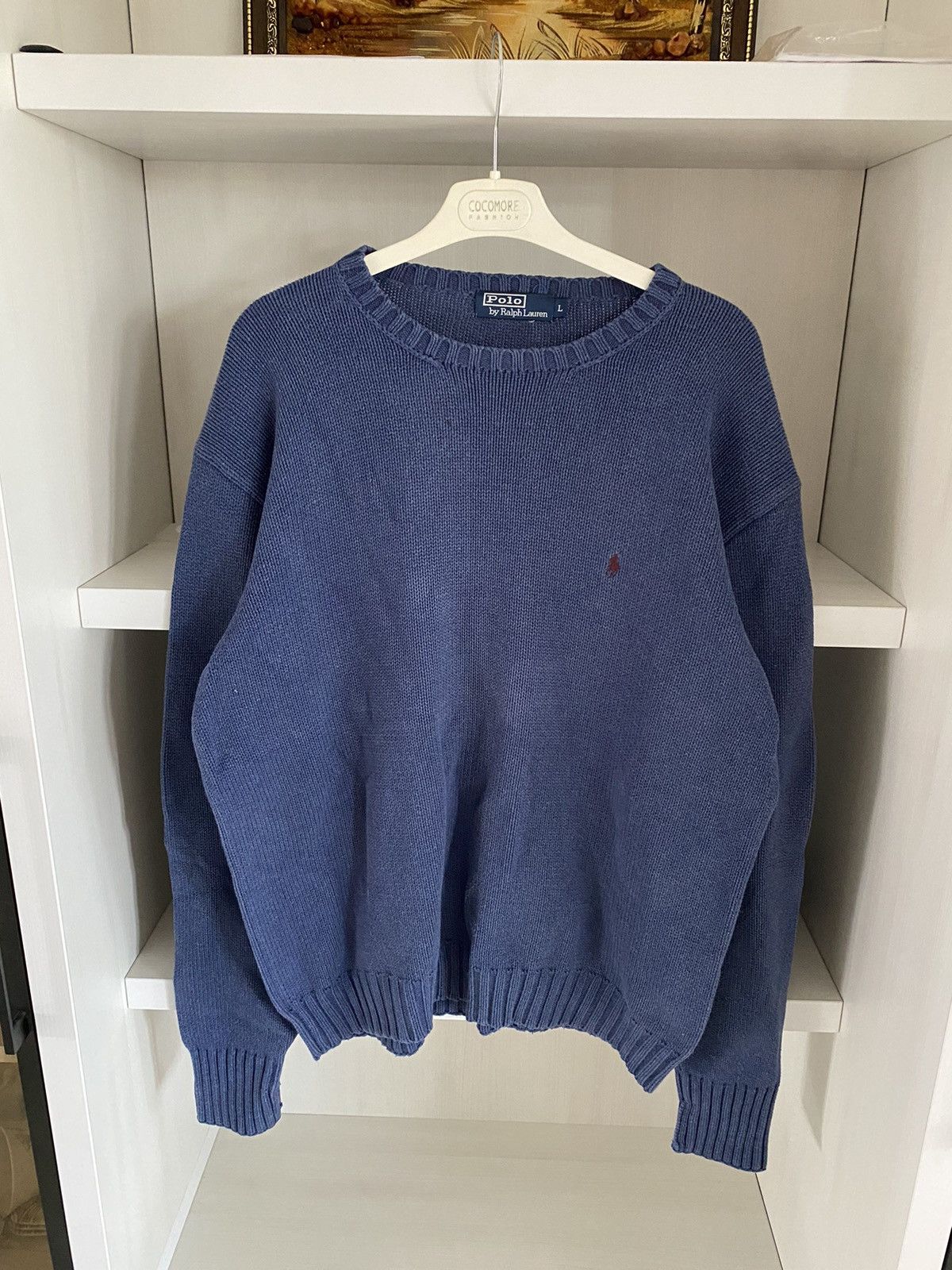 Polo Ralph Lauren Polo Ralph Lauren Knit Sweater Vintage Streetwear Blue Size US L / EU 52-54 / 3 - 2 Thumbnail