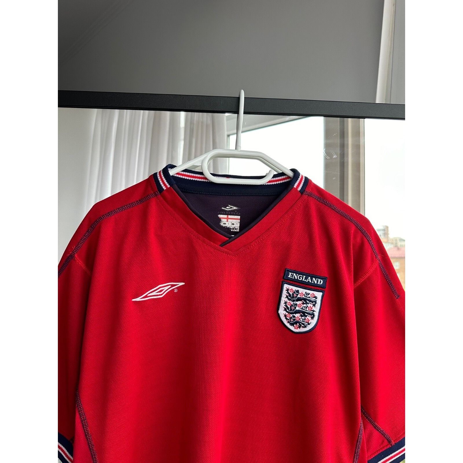 Umbro VTG Umbro England National Team Football Jersey 2002/04 Size US XL / EU 56 / 4 - 3 Thumbnail