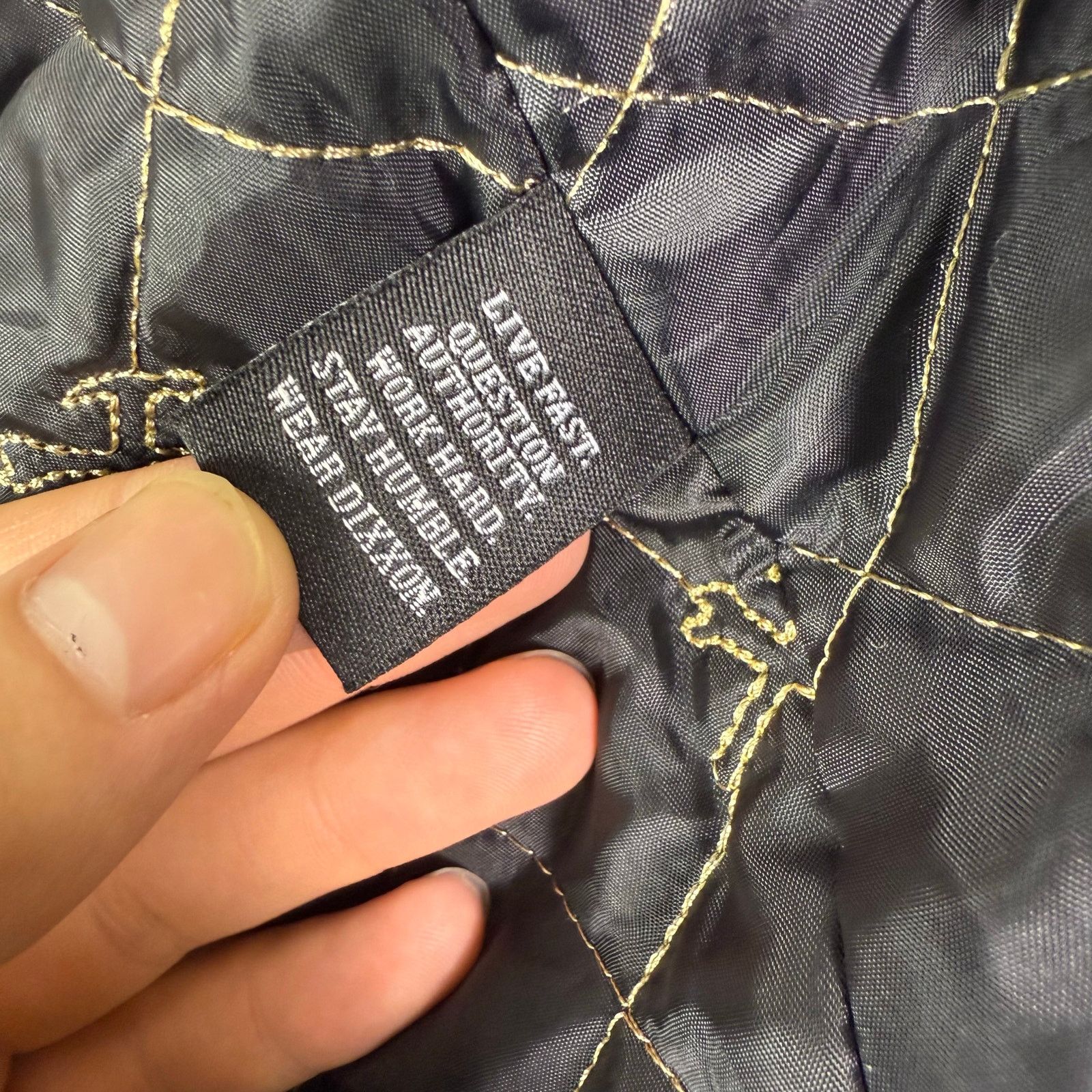 Dixxon Longbow quilted lined plaid button up shirt mens L