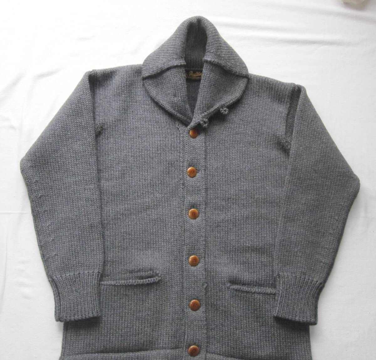 Freewheelers “TURNED DOWN COLLAR” SWEATER COAT Size US M / EU 48-50 / 2 - 6 Thumbnail