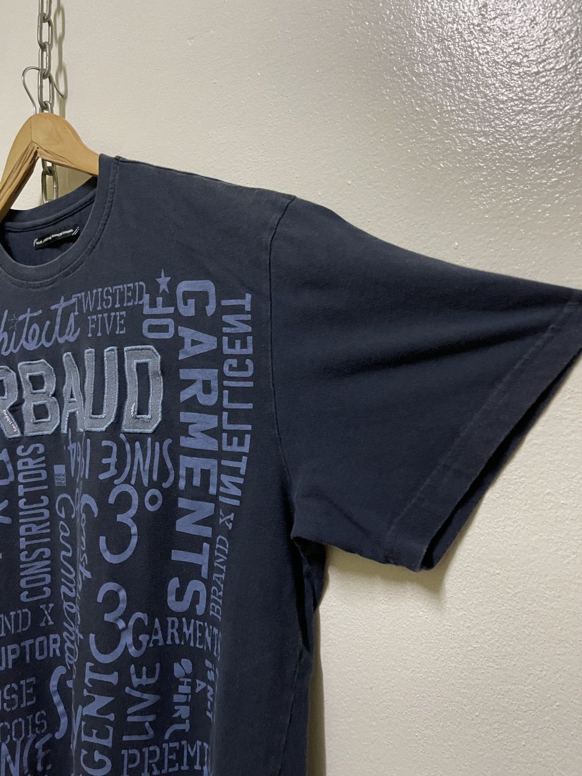 Marithe + Francois Girbaud × Vintage Blue MFG Full Print T Shirt Size US XL / EU 56 / 4 - 4 Thumbnail