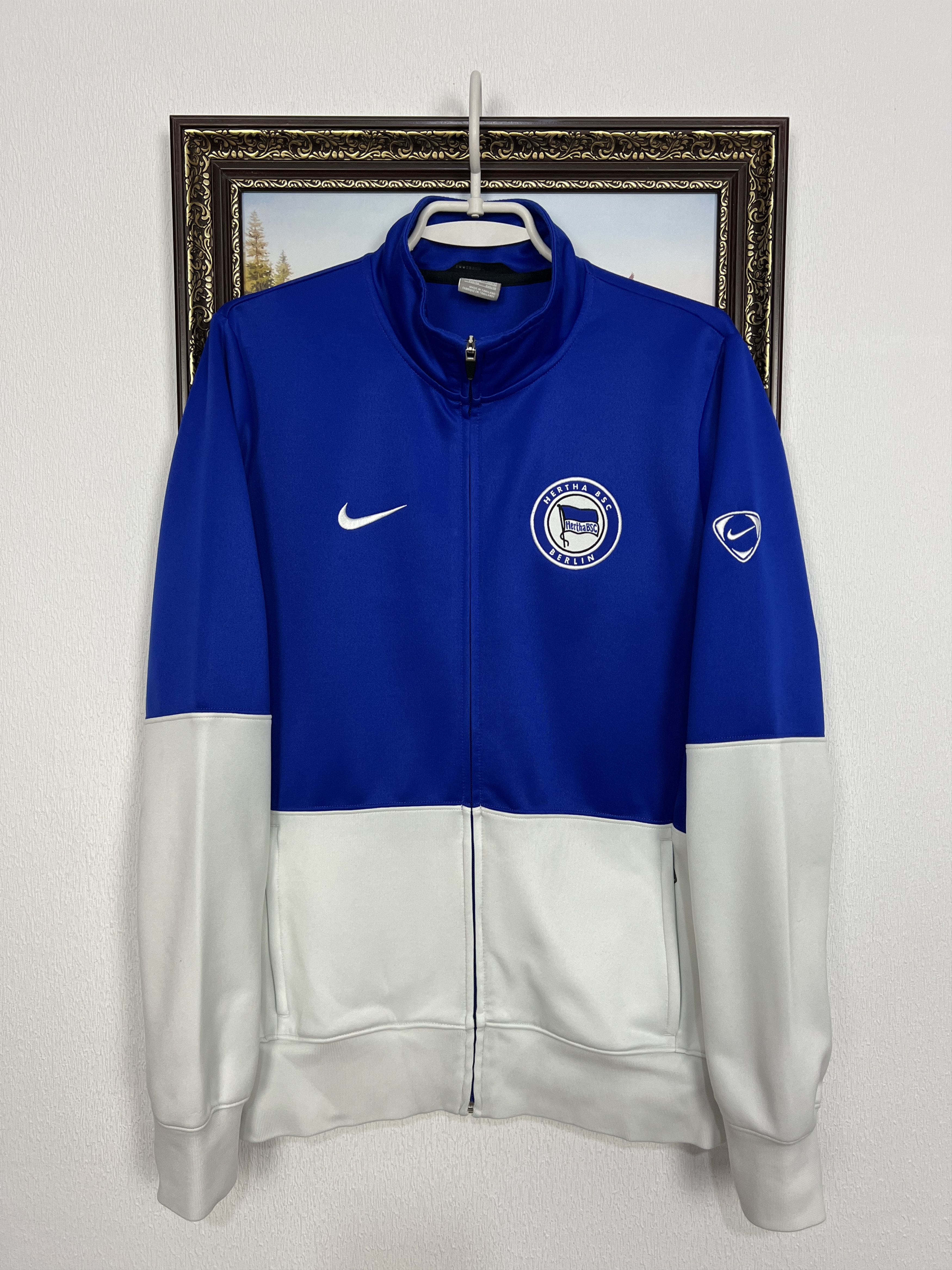 Nike Vintage Nike Hertha Football Jacket Soccer Mens Track Top Size US M / EU 48-50 / 2 - 1 Thumbnail