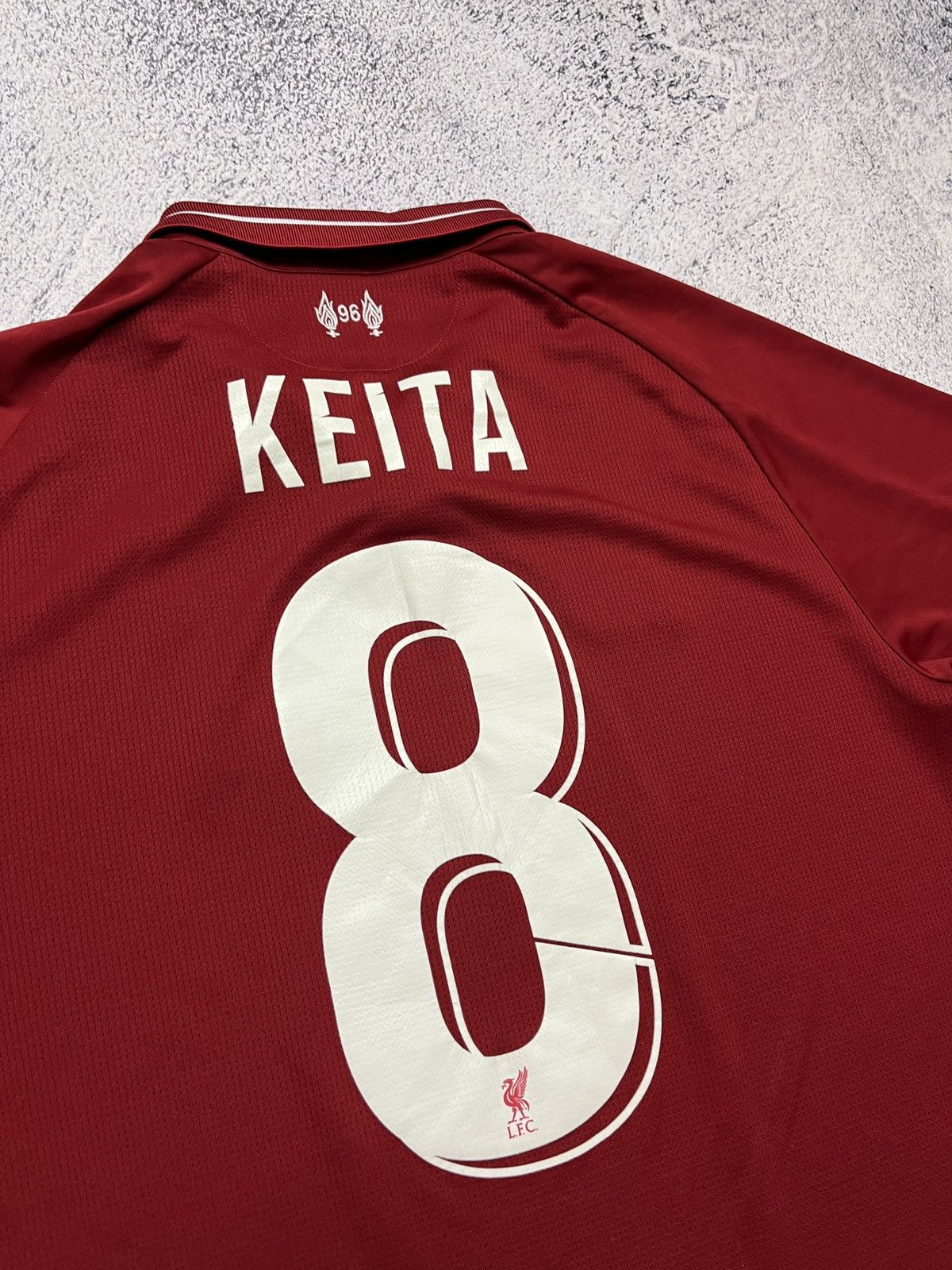 New Balance Liverpool 2018-2019 Home Soccer Jersey Football Kit #8 Keita Size US M / EU 48-50 / 2 - 16 Thumbnail