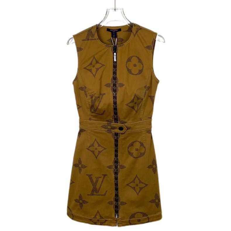 Louis Vuitton Louis Vuitton Brown logo presbyopic full print cotton crew Size XS / US 0-2 / IT 36-38 - 1 Thumbnail