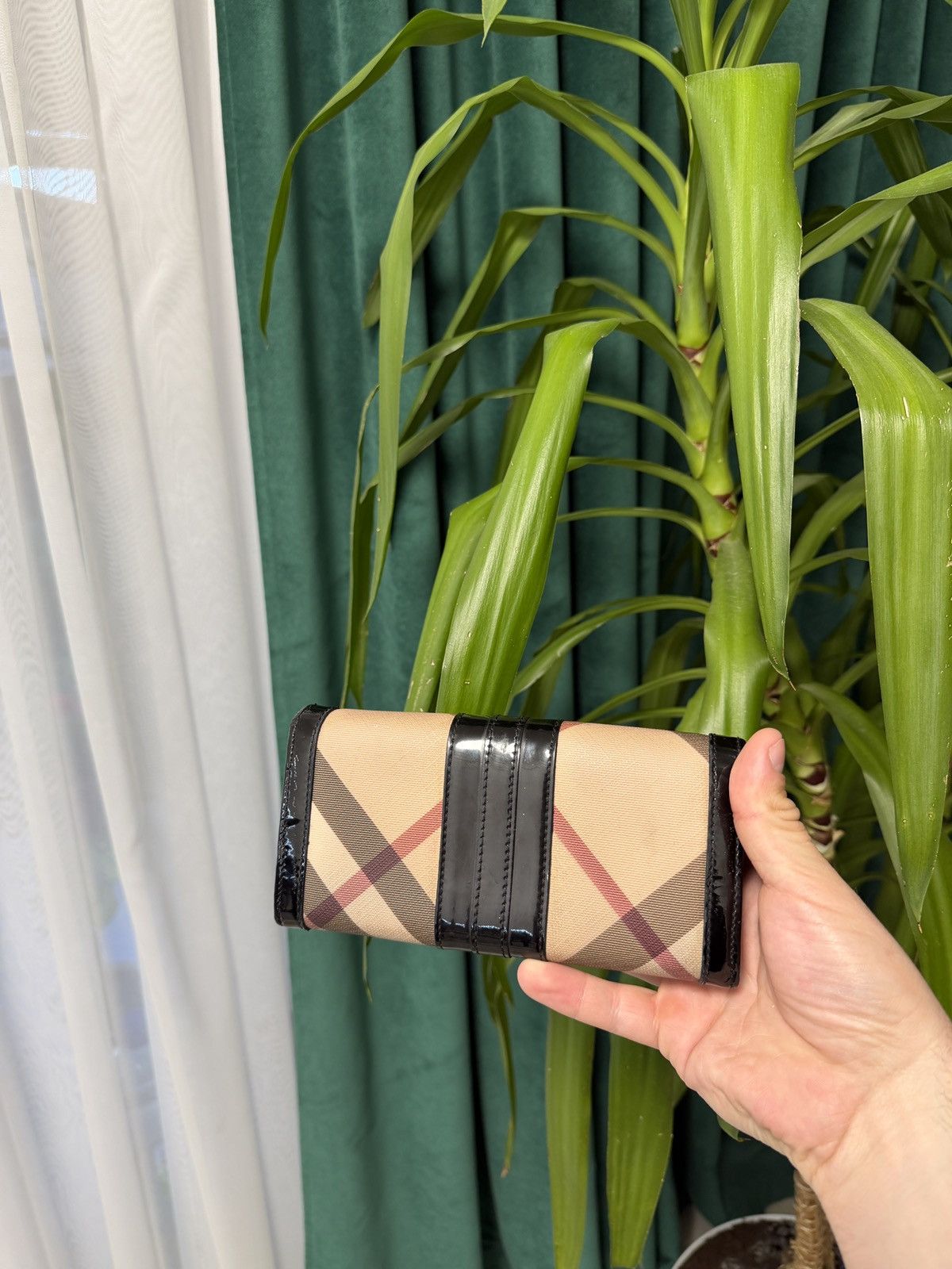 Burberry Vintage Burberry Clutch Wallet Plaid 90s Size ONE SIZE - 4 Thumbnail