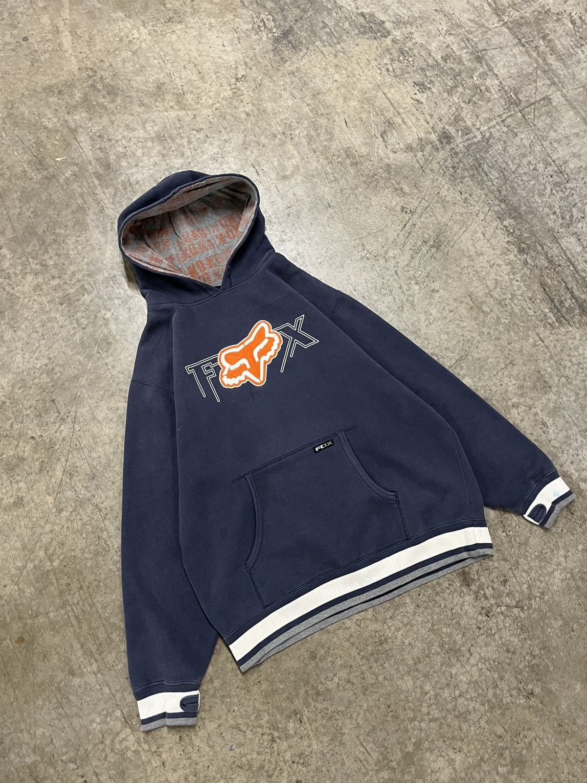 Vintage Fox racing vintage boxy fit hoodie streetwear hype rare Size US L / EU 52-54 / 3 - 1 Thumbnail