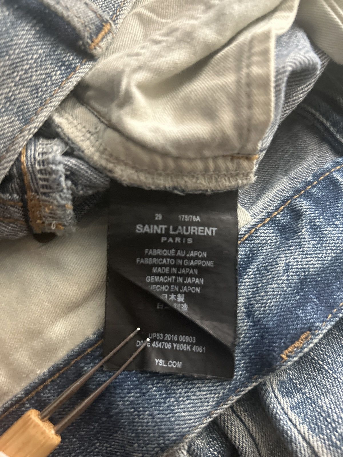 Saint Laurent Paris Hedi Slimane x Saint Laurent Size US 29 - 7 Thumbnail