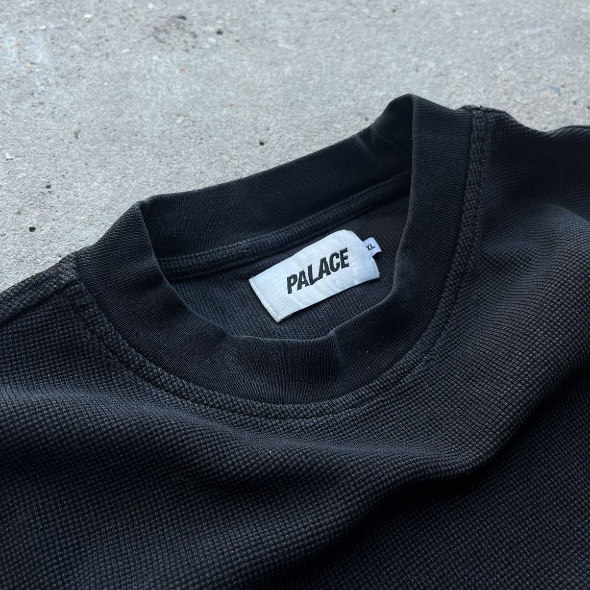 Palace Palace heavy weave cotton faded Small logo T-Shirt Black Size US XL / EU 56 / 4 - 3 Thumbnail