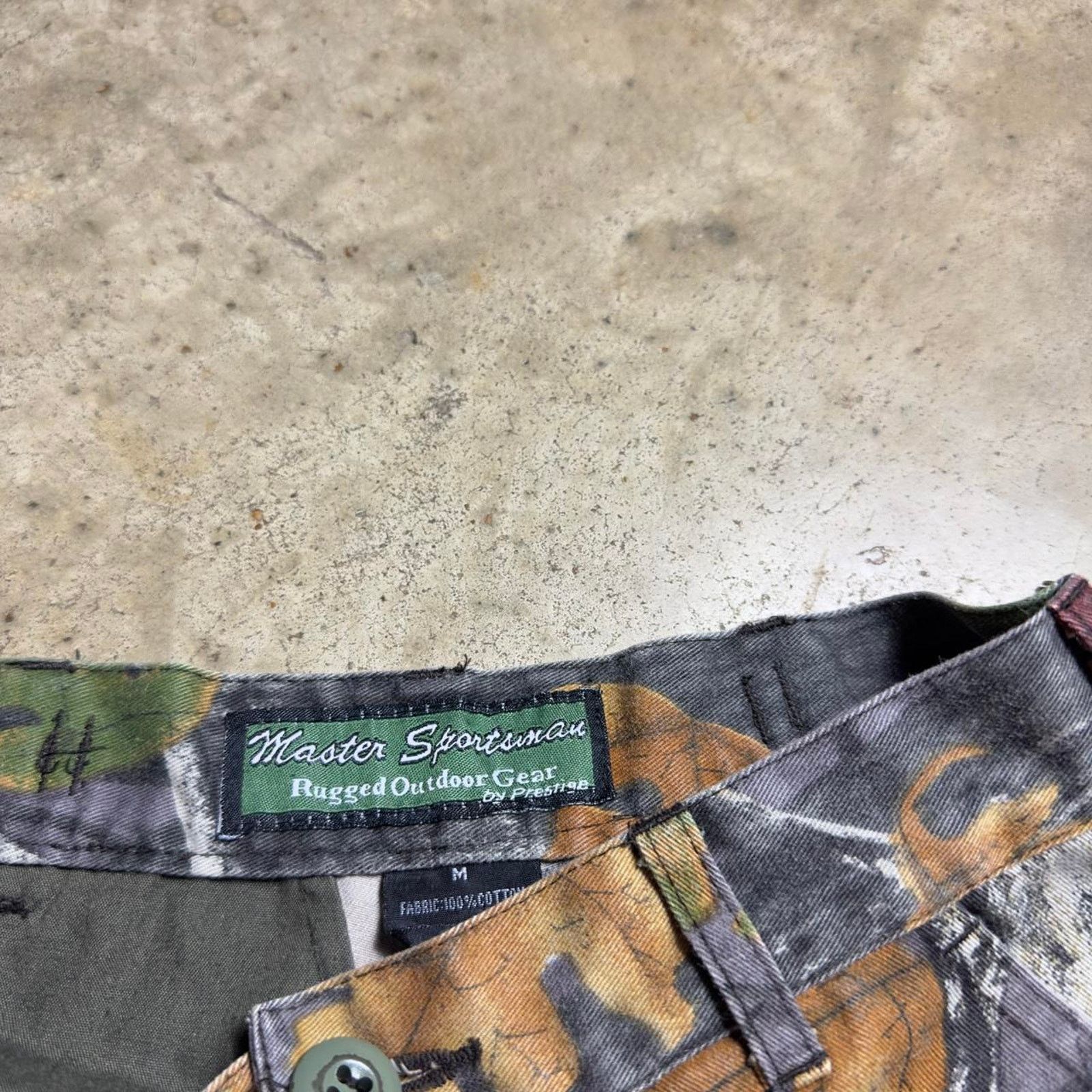 Japanese Brand Y2k Sportsmen Camo Utility Grunge Streetwear Cargo Size 24" / US 00 / IT 34 - 4 Thumbnail