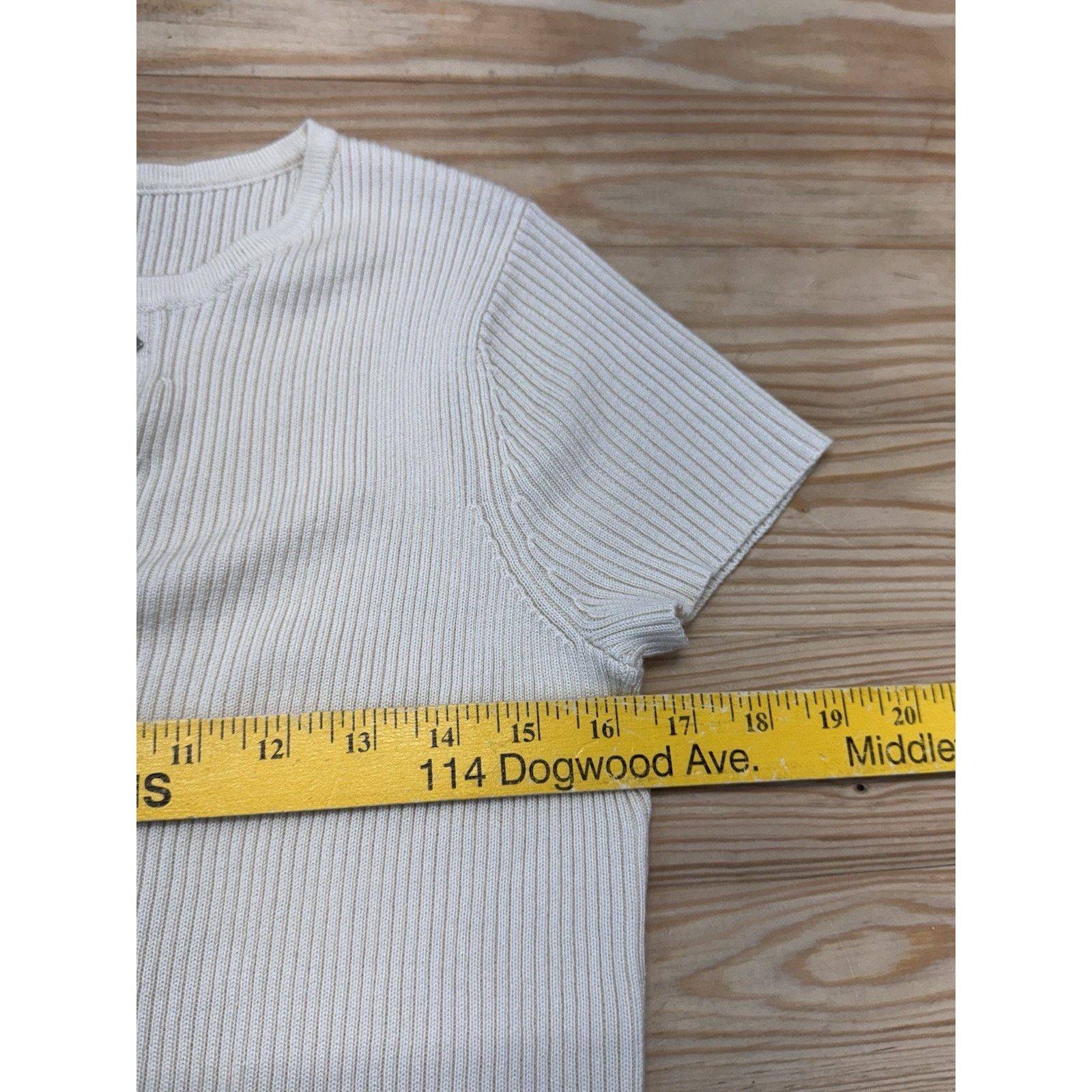 Other R.Q.T Women Top Size M Tan Brown Short Sleeve Silky Medal Size M / US 6-8 / IT 42-44 - 6 Thumbnail