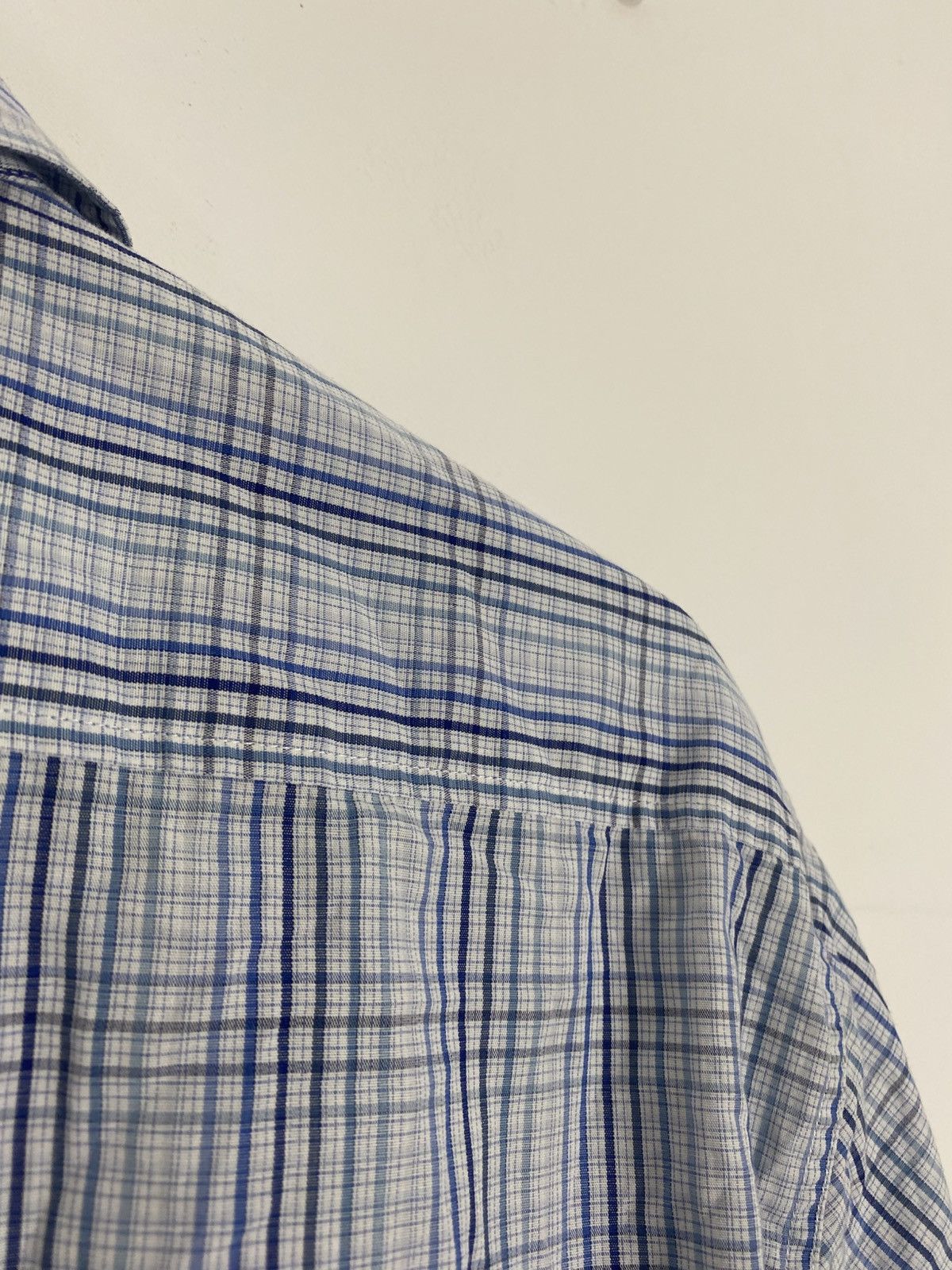 Yves Saint Laurent YSL Yves Saint Laurent Pour Homme Short Sleeve Shirt L Size US L / EU 52-54 / 3 - 13 Thumbnail