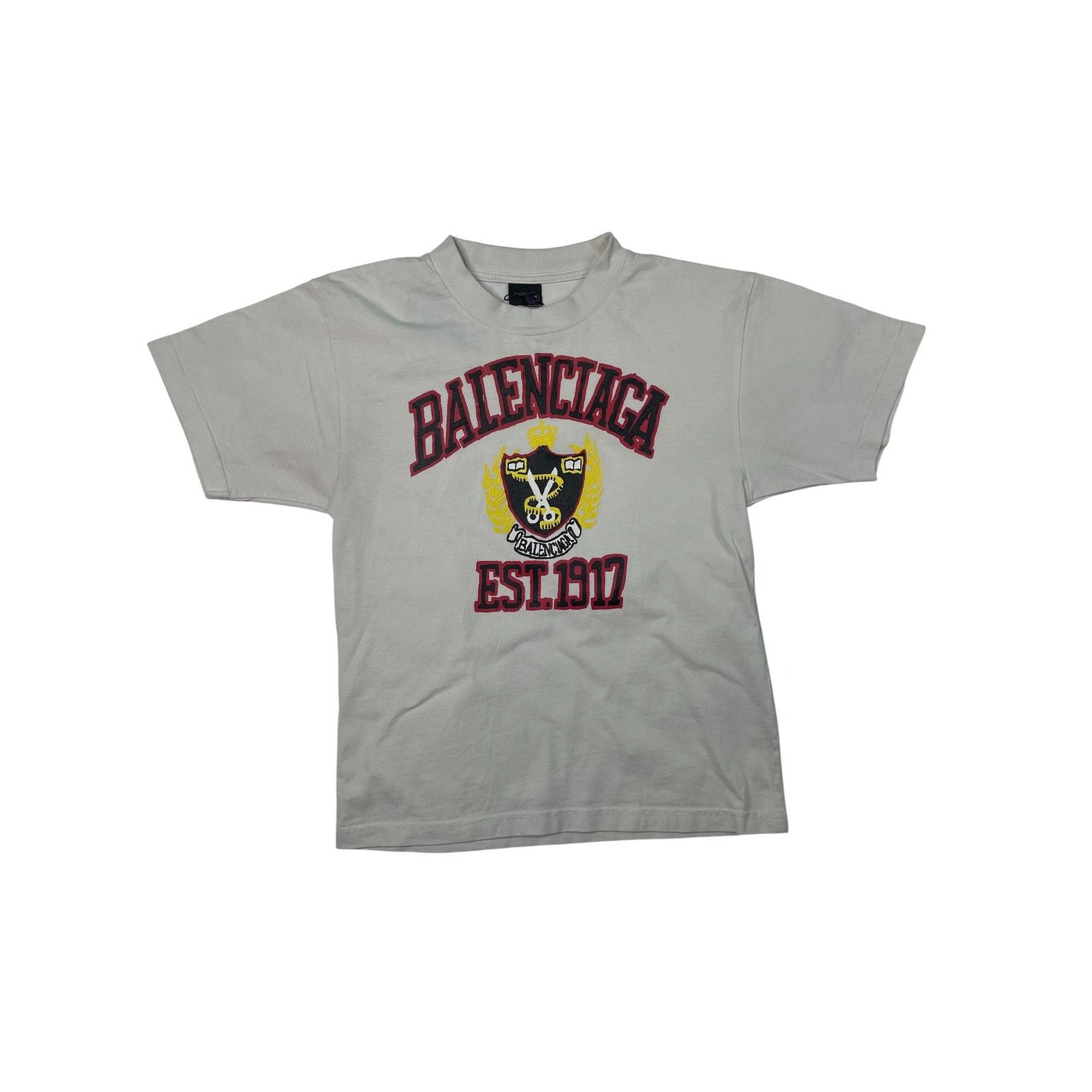 Balenciaga Balenciaga 'Kids Logo' Tee Size L / US 10 / IT 46 - 1 Thumbnail