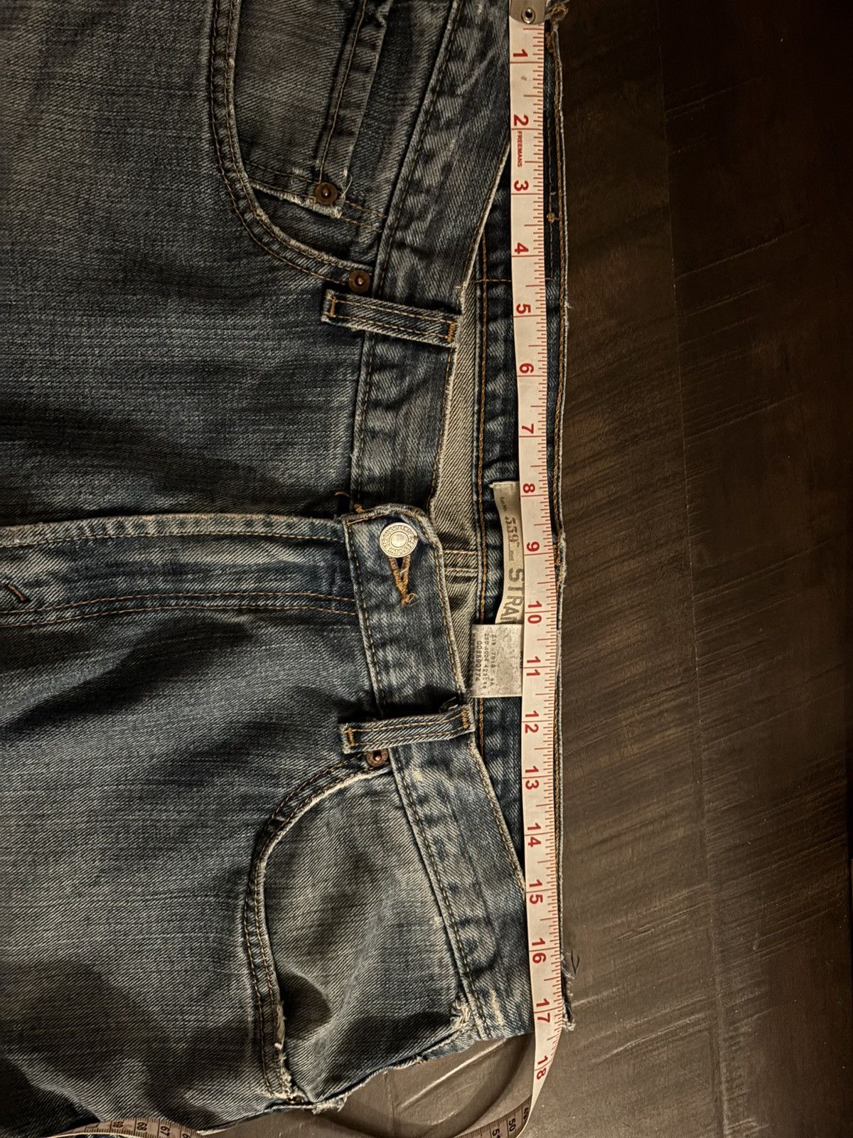 Levi's Levis 559 Relaxed Straight Distressed Size US 34 / EU 50 - 9 Thumbnail