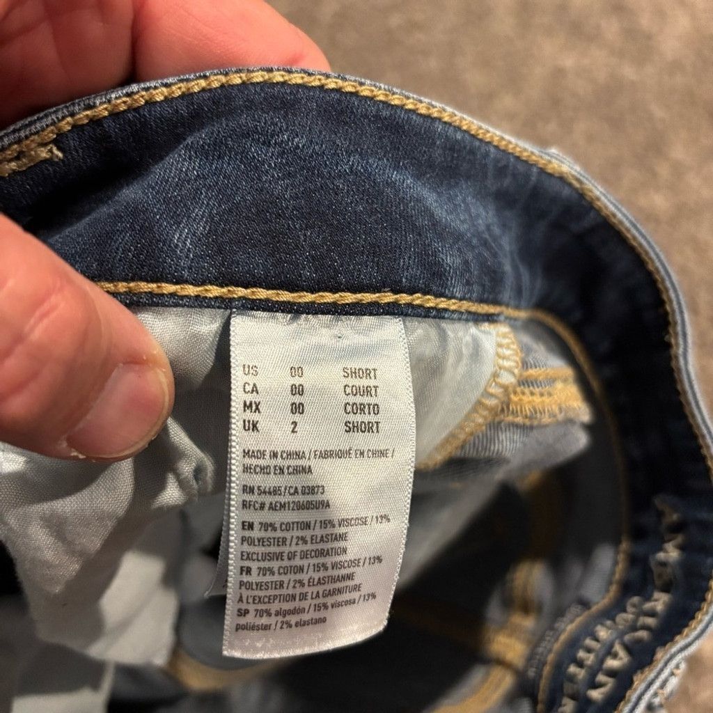 American Eagle Outfitters American Eagle Outfitters Classic Blue Jegging Jeans Size 24" / US 00 / IT 34 - 5 Thumbnail