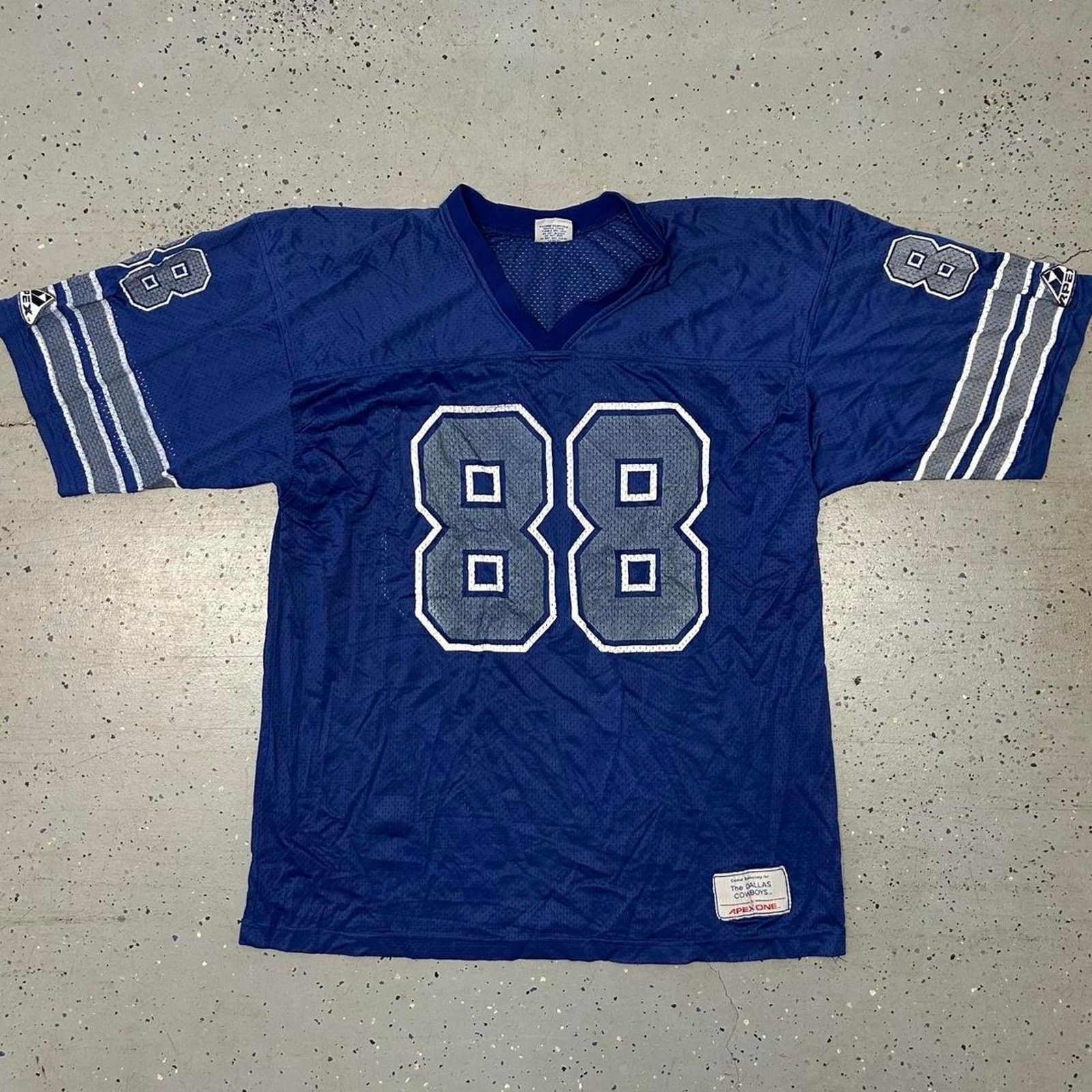 Apex One VTG 90s Apex Blue Dallas Cowboys jersey Size US XL / EU 56 / 4 - 1 Thumbnail
