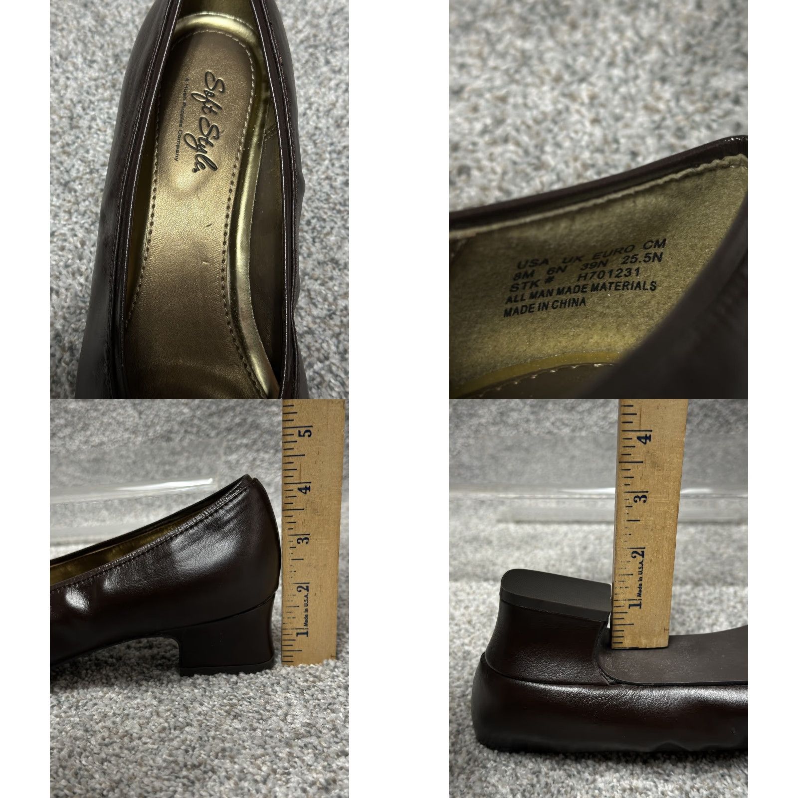 Hush Puppies Hush Puppies Pumps Women Size 8 Brown 90s Y2K Dark Academia Square Chunky Heel Size US 8 / IT 38 - 8 Thumbnail