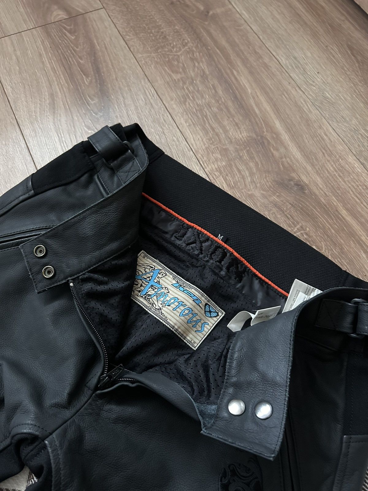 Genuine Leather × Leather Ixon Amorous leather pants mens y2k racing Size US 32 / EU 48 - 4 Thumbnail