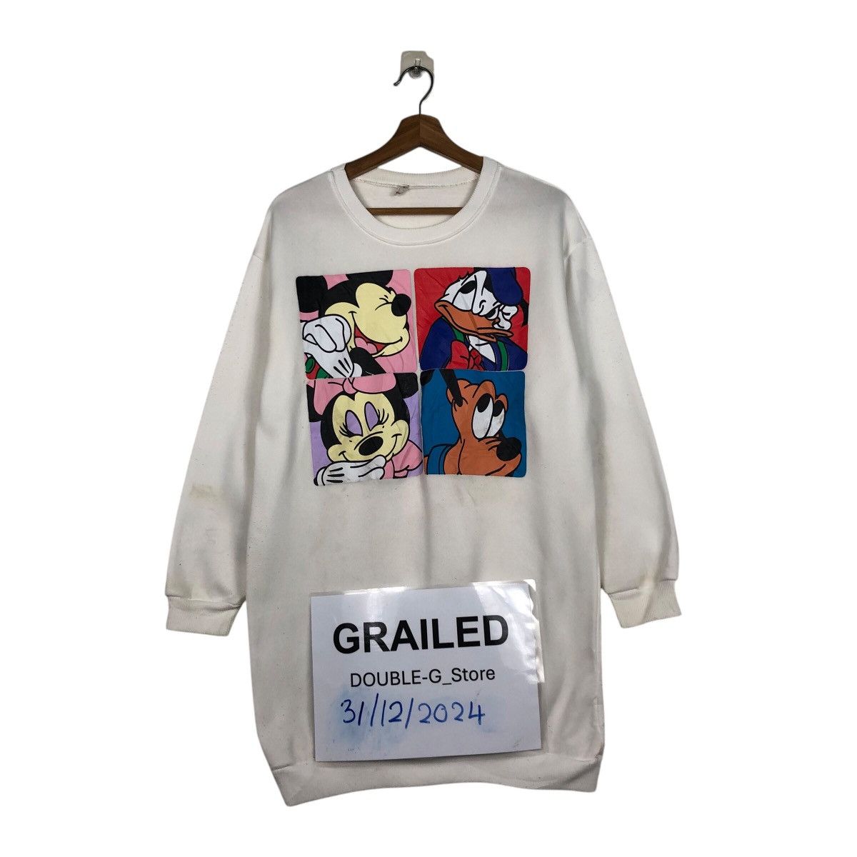 Cartoon Network × Japanese Brand × Mickey Mouse 📌Vintage Sweatshirt Mickey Mouse Big Logo Size US M / EU 48-50 / 2 - 1 Thumbnail