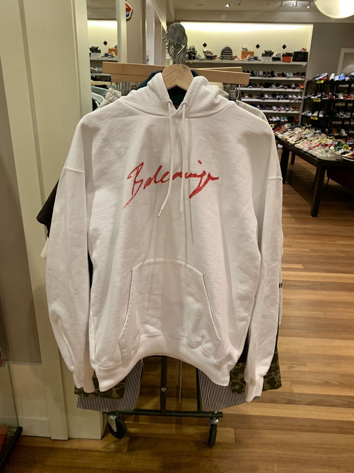 Balenciaga Balenciaga Script Hoodie | Grailed