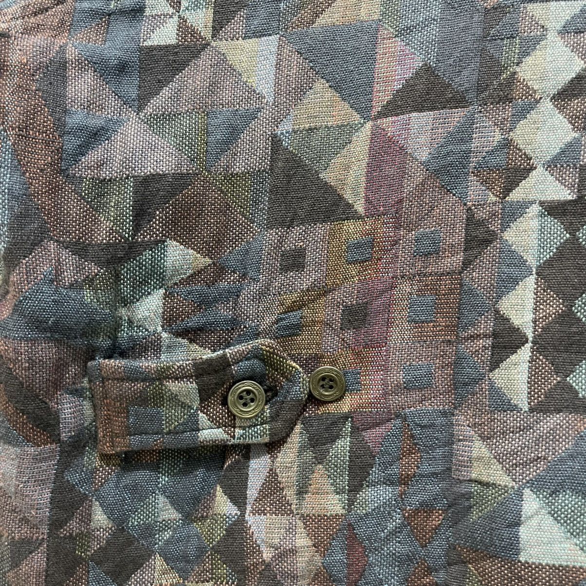 L.L. Bean × Vintage Vintage LL Bean Aztec Design Button Cropped Jacket Size M / US 6-8 / IT 42-44 - 14 Thumbnail