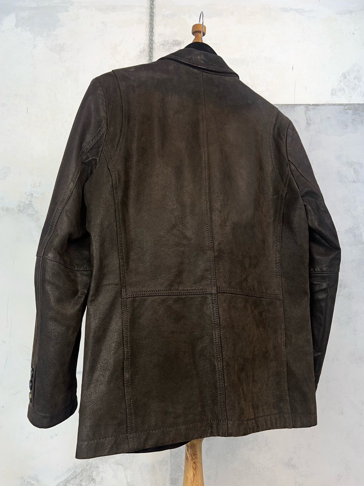 Vintage Vintage Canda Leather Blazer Jacket Size M - L Size US M / EU 48-50 / 2 - 2 Thumbnail