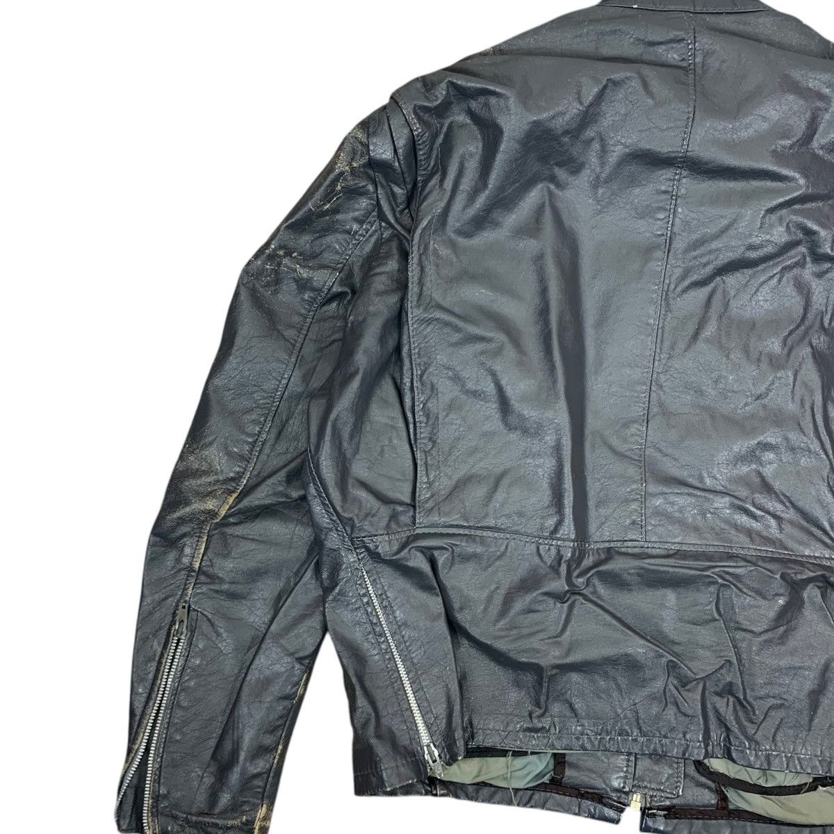 Sears × Vintage VINTAGE SEARS BIKERS RIDER LEATHER JACKET Size US M / EU 48-50 / 2 - 9 Thumbnail