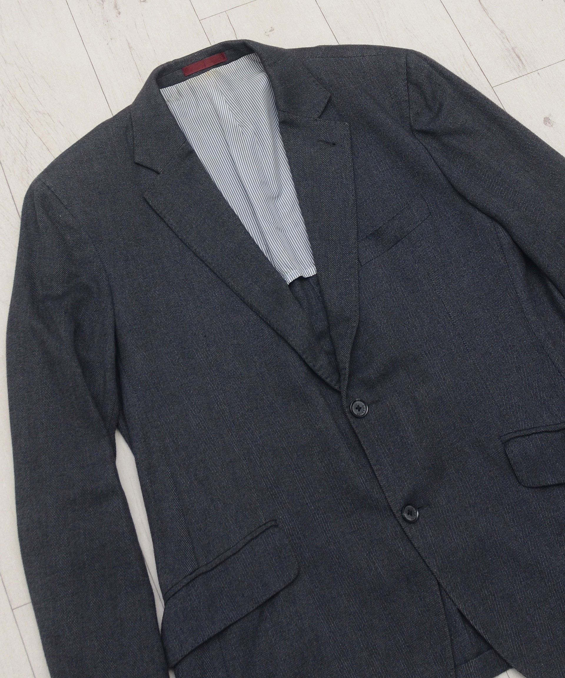 Hackett Hackett London Plain Wool Twill Blazer Jacket Sz UK 46 EU 56 Size 42R - 2 Thumbnail