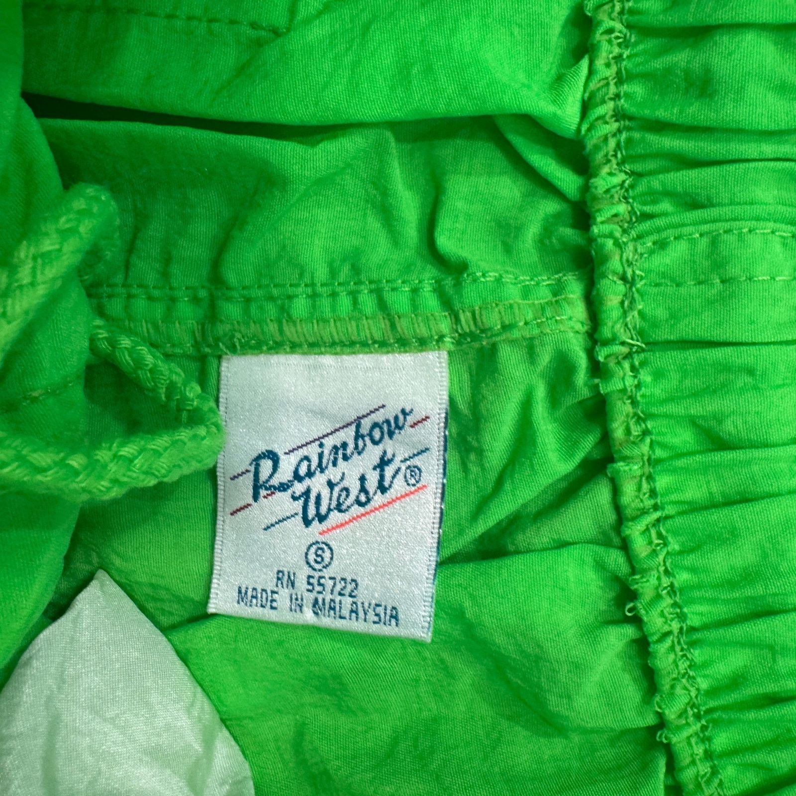 Vintage NEW Vintage USA Sport Surf Shorts Mens Small Green 80s Size US 26 / EU 42 - 5 Thumbnail