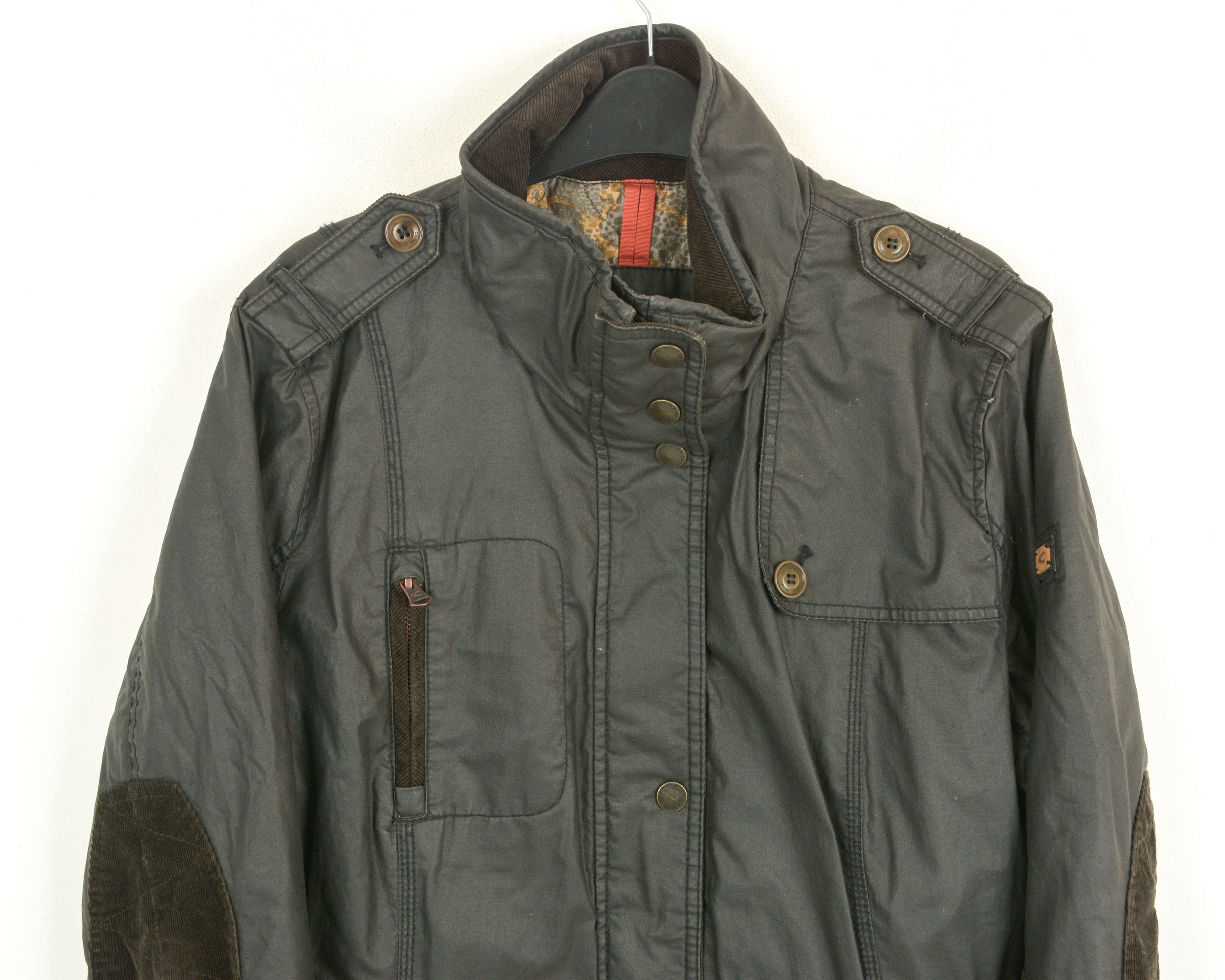 camel active Saison Womens Eu 44 Jacket Coat Windbreaker Black L XL Size L / US 10 / IT 46 - 3 Thumbnail