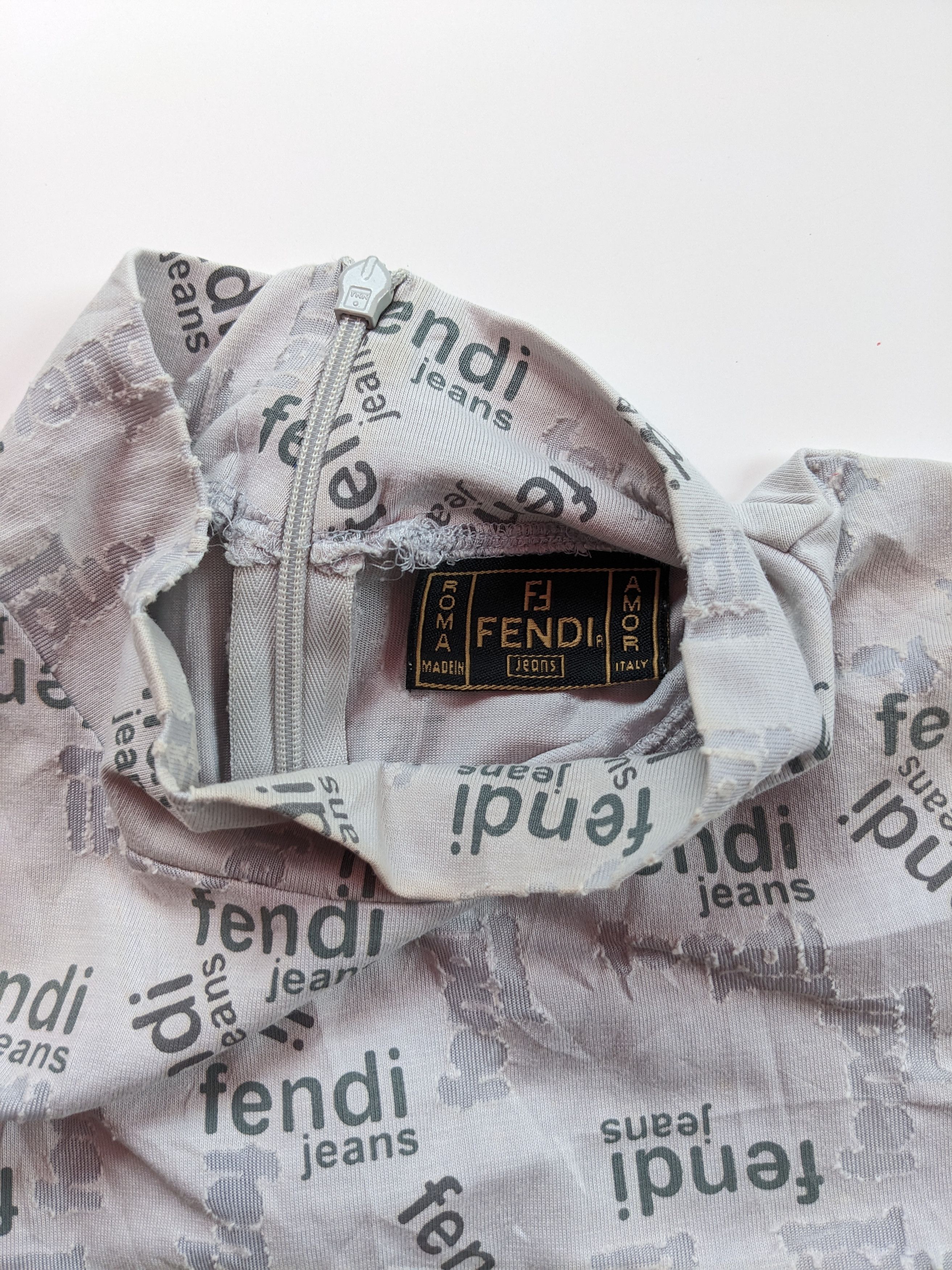 Fendi Fendi monogram crop top Size S / US 4 / IT 40 - 4 Thumbnail