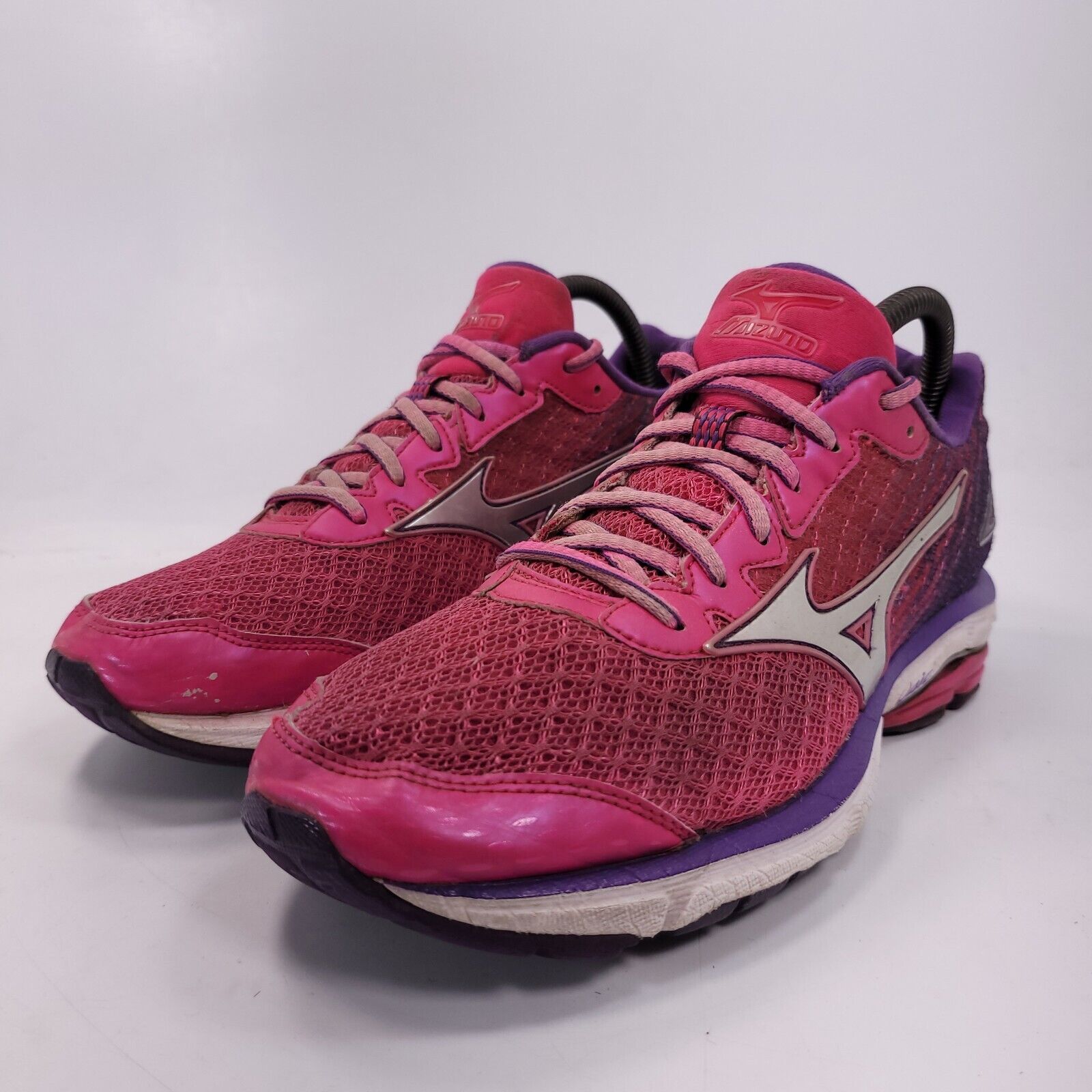 Mizuno Mizuno Wave Rider 19 Shoe Womens Size 9 J1GD160303 Pink Size US 9 / IT 39 - 1 Thumbnail
