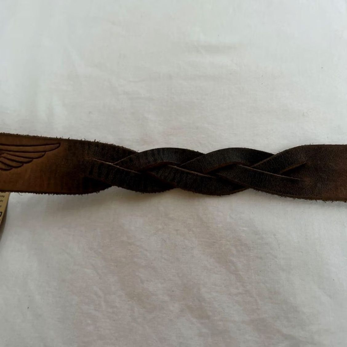 Ralph Lauren RRL Ralph Lauren Belt T.T.RALLY Buckle Leather Brown 34 Men Leather Belt 110.5cm Size 34 Brown good condition Size 34 - 5 Thumbnail