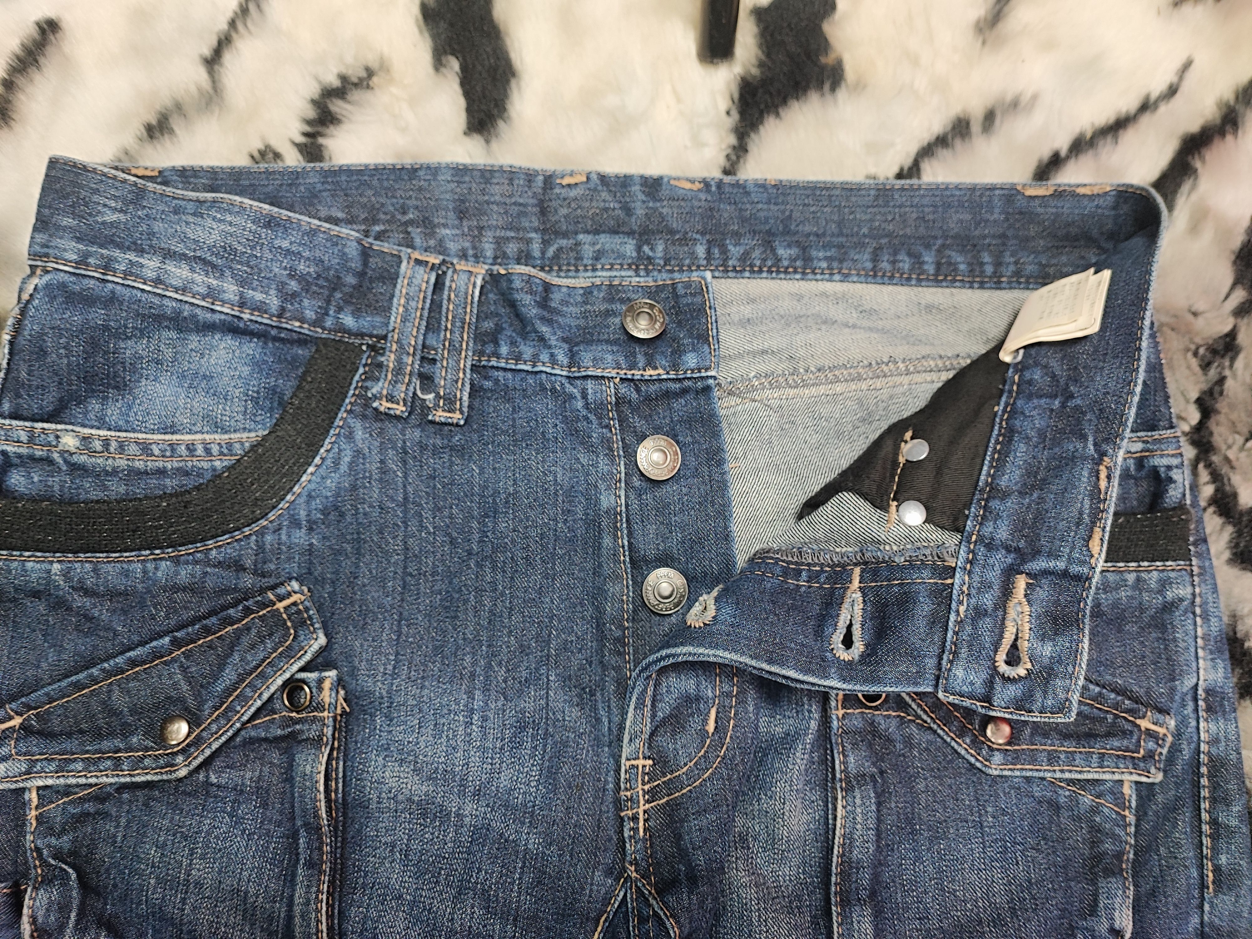 PPFM PPFM Multi-Pocket Zipper Denim Cyber Punk Style ERD Size US 32 / EU 48 - 10 Thumbnail