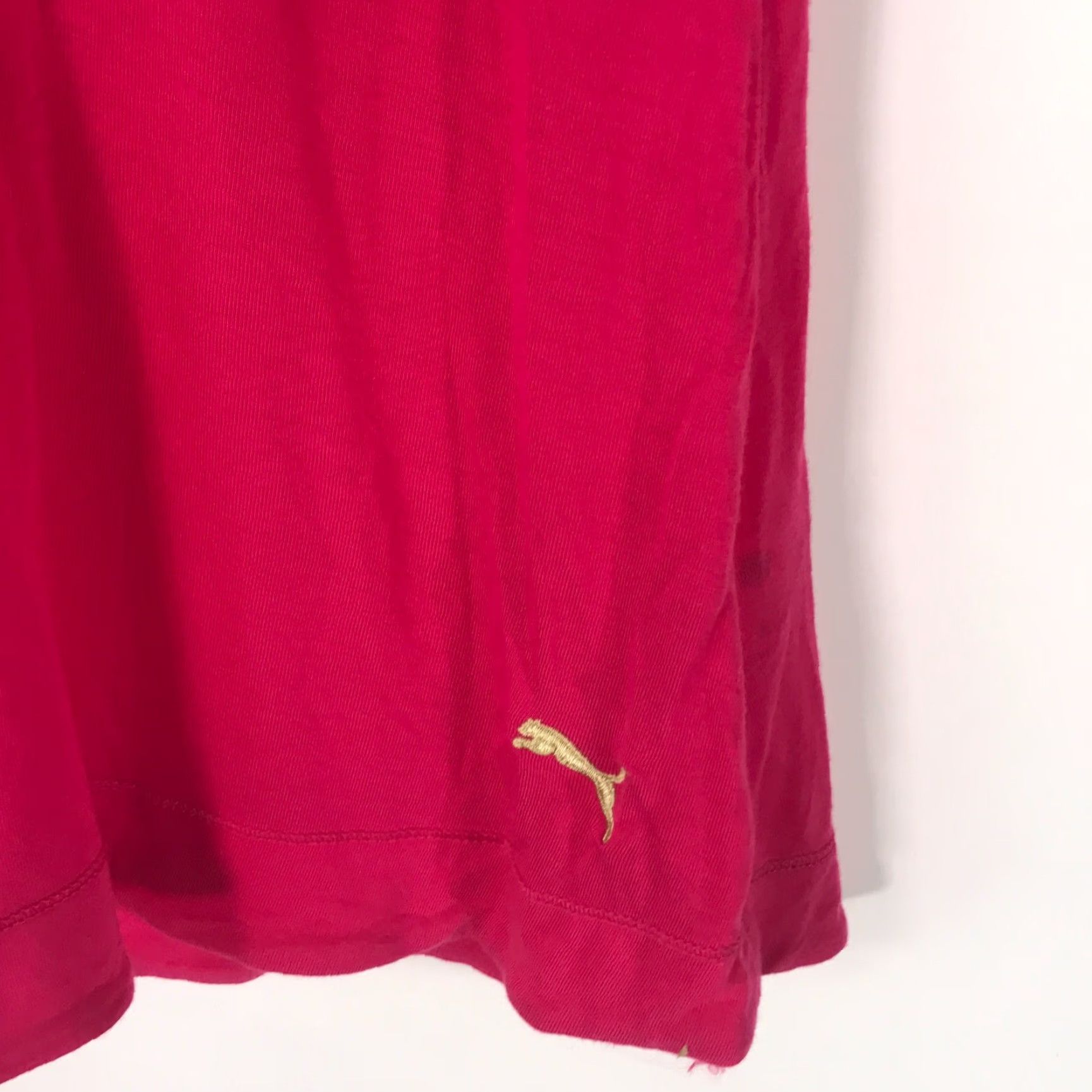 Puma Puma Womens V Neck Sleeveless Empire Waist Pullover Pink Tank Blouse Size Medium Size M / US 6-8 / IT 42-44 - 3 Thumbnail