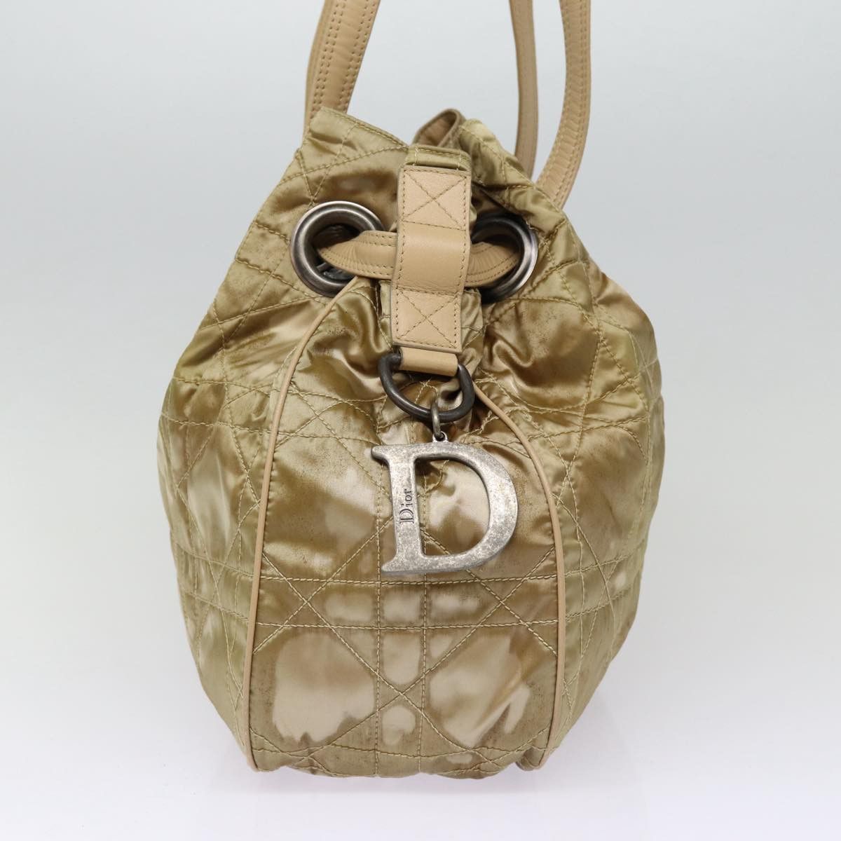 Dior DIOR Lady DIOR Canage Shoulder Bag Nylon Beige Size ONE SIZE - 5 Thumbnail