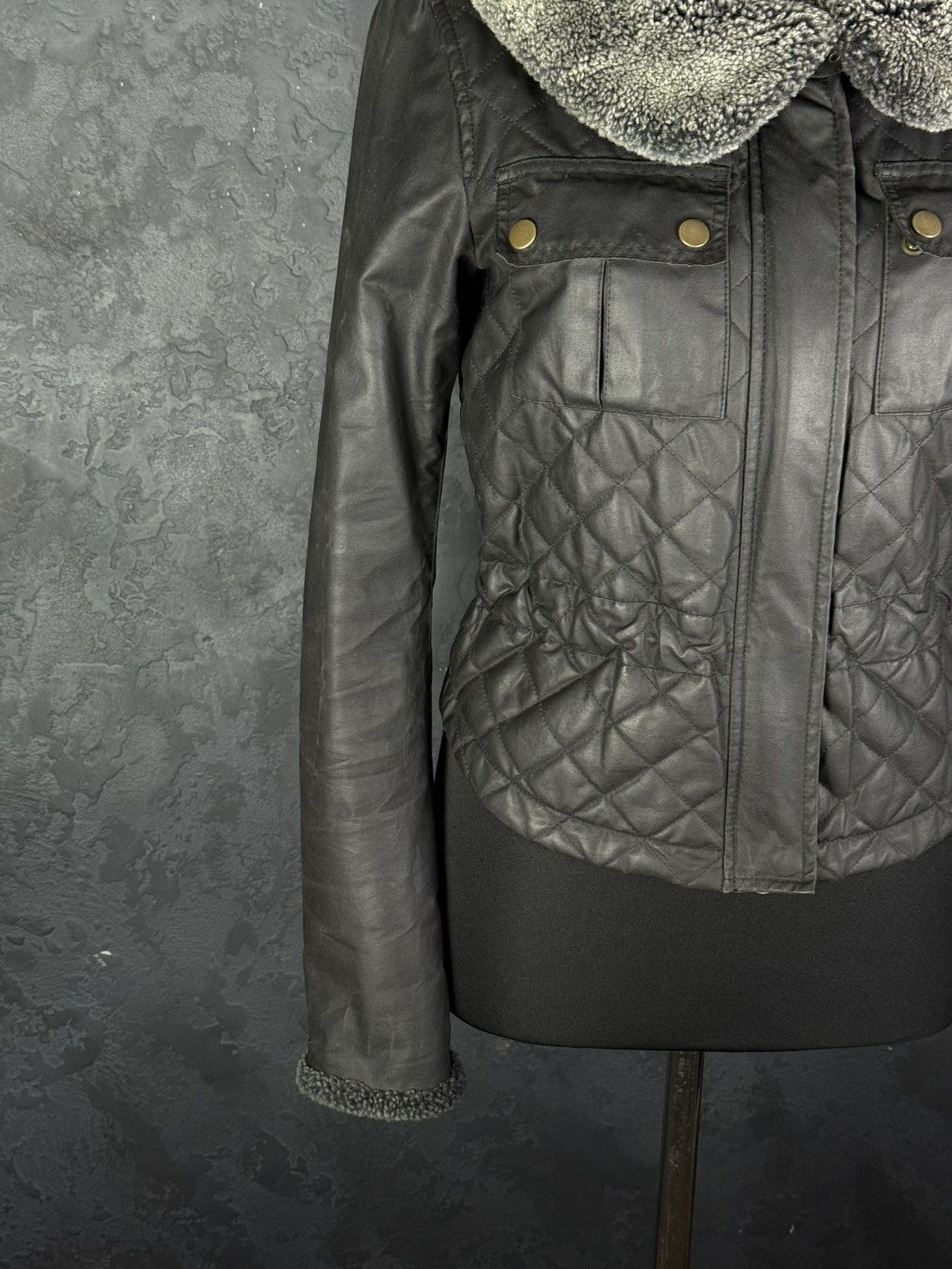 Belstaff Belstaff Gold Label Waxed Jacket With Fur Size M / US 6-8 / IT 42-44 - 4 Thumbnail