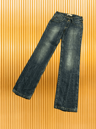 Levi's × Vintage Vintage Levi's 570 Faded Straight Denim Pants Size 25" / US 0 / IT 36 - 1 Thumbnail