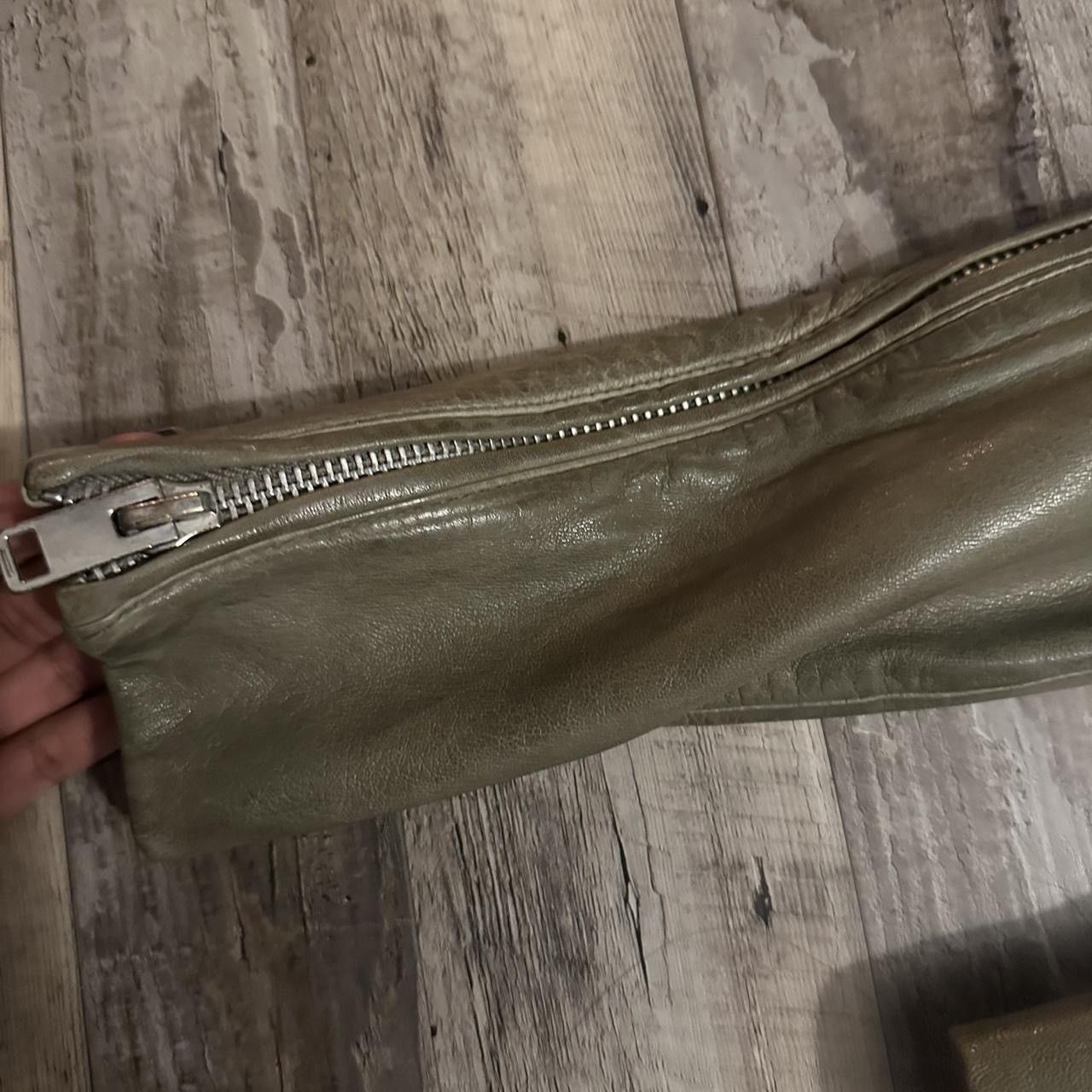 Other Walter Baker Olive Green 100% Leather Jacket MSRP $700 Size XS / US 0-2 / IT 36-38 - 3 Thumbnail