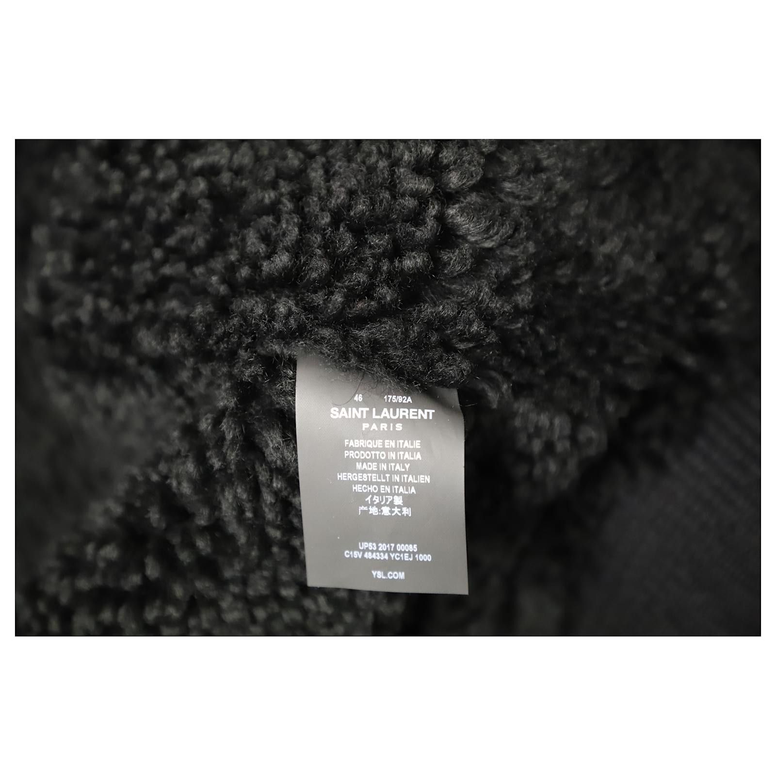 Saint Laurent Paris o1bcso1str0924 Bomber jacket in Black Size US S / EU 44-46 / 1 - 4 Thumbnail