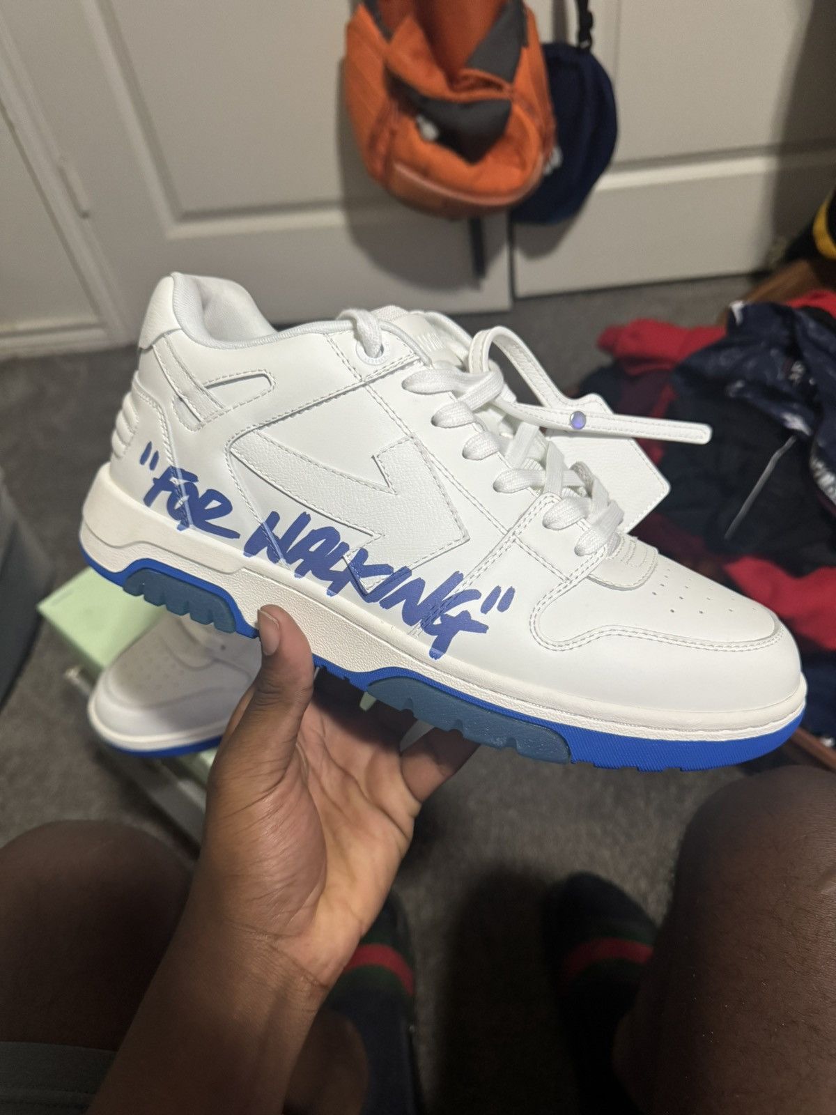 Off-White Off-White Out of Office 'For Walking - White Blue' Size US 10.5 / EU 43-44 - 1 Thumbnail