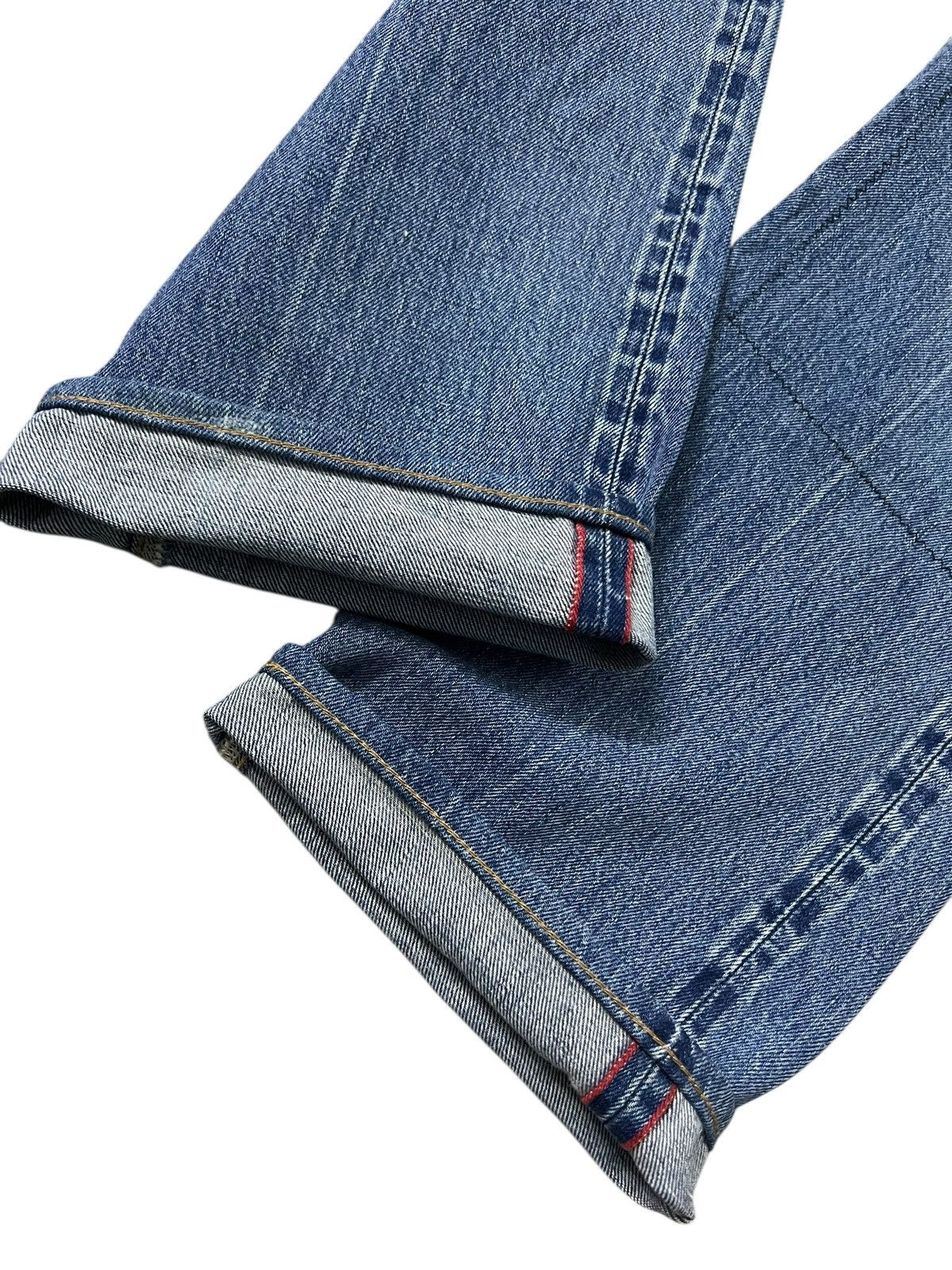 Blue Blue Japan Vintage Blue Blue Japan Patchwork Selvedge Jean Size US 29 - 4 Thumbnail