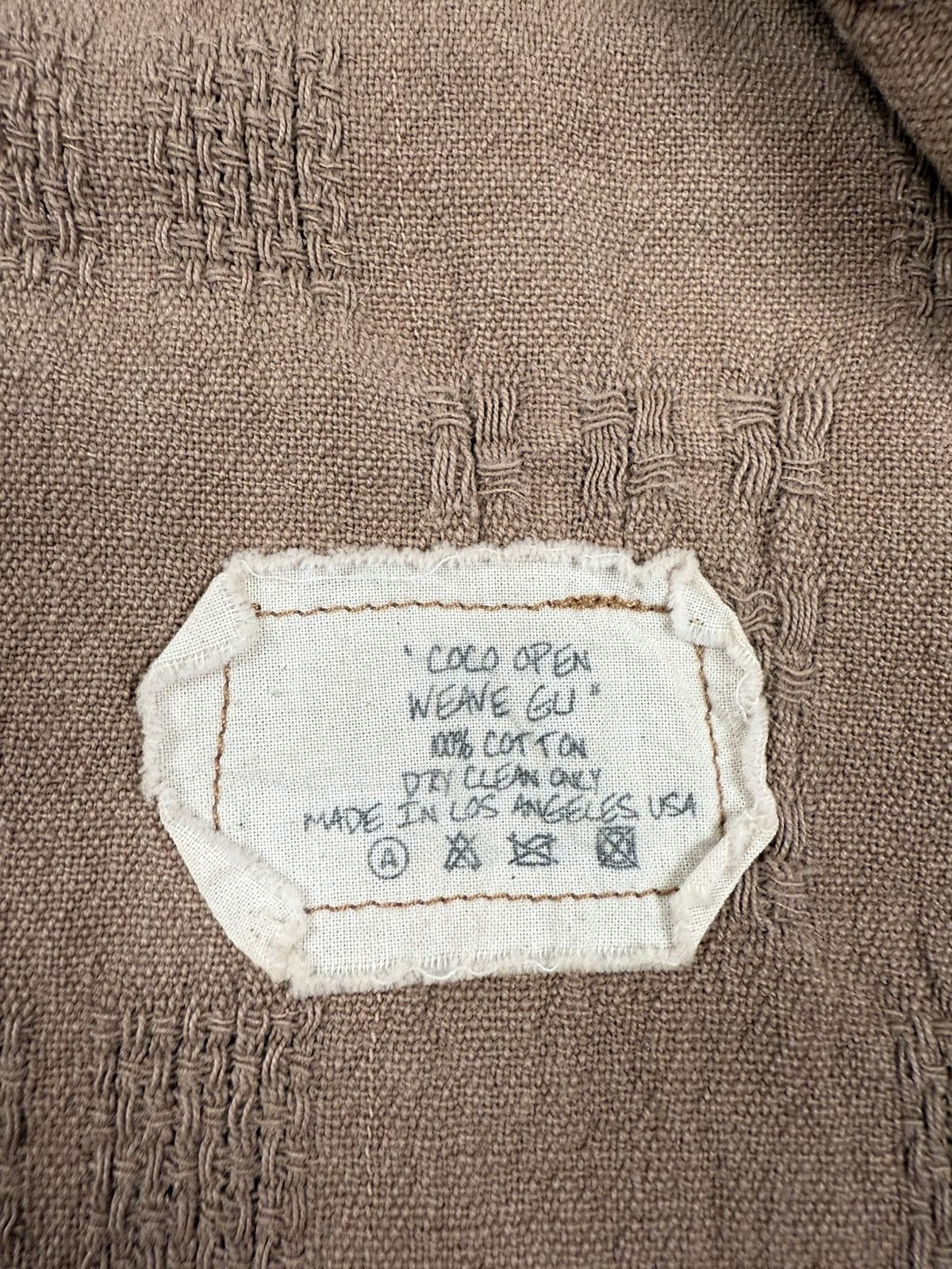 Greg Lauren Coco Open Weave GL1 Kimono Size US L / EU 52-54 / 3 - 5 Thumbnail