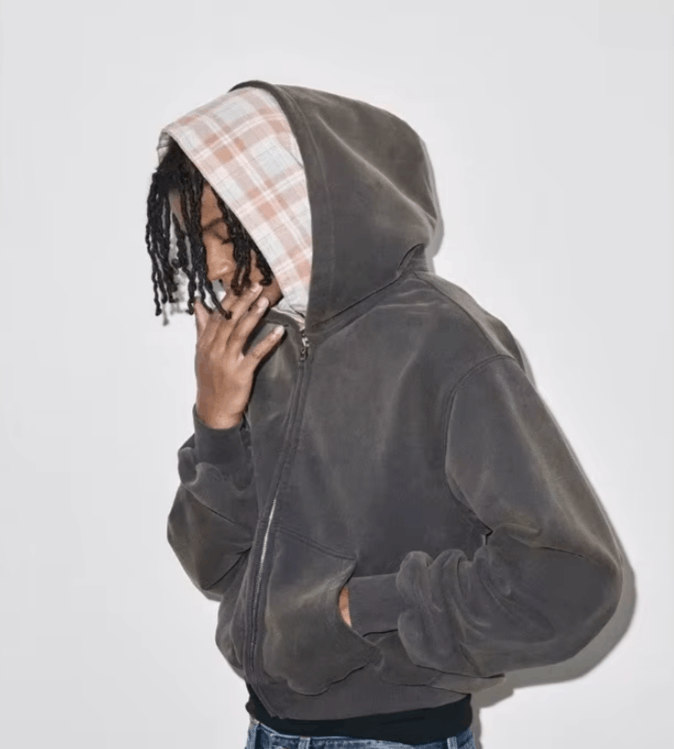 Japanese Brand Double Hat Design oversized hoodies Size US S / EU 44-46 / 1 - 3 Thumbnail