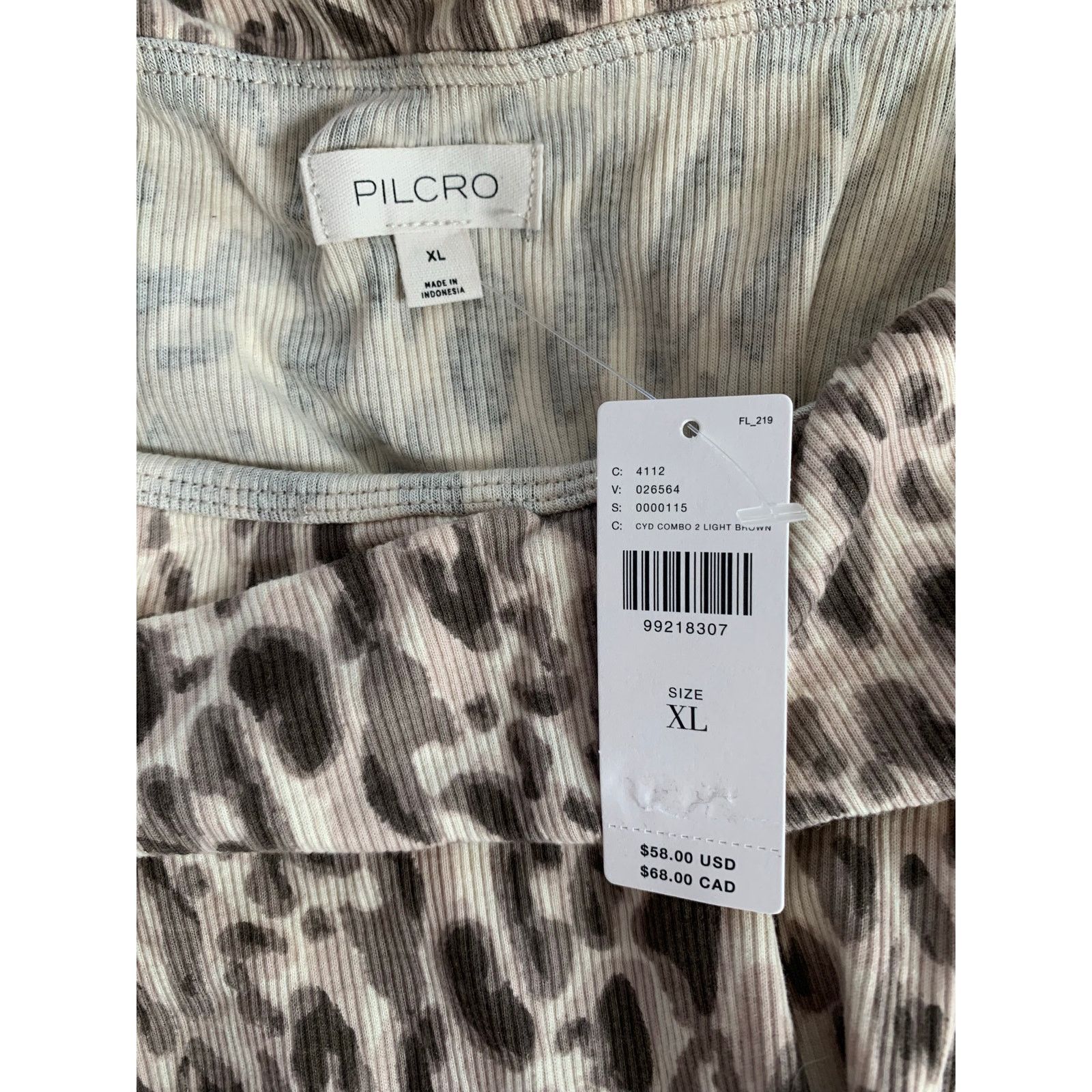 Anthropologie NWT Anthropologie Pilcro Off Shoulder Twist Rib Top Size XL / US 12-14 / IT 48-50 - 7 Thumbnail
