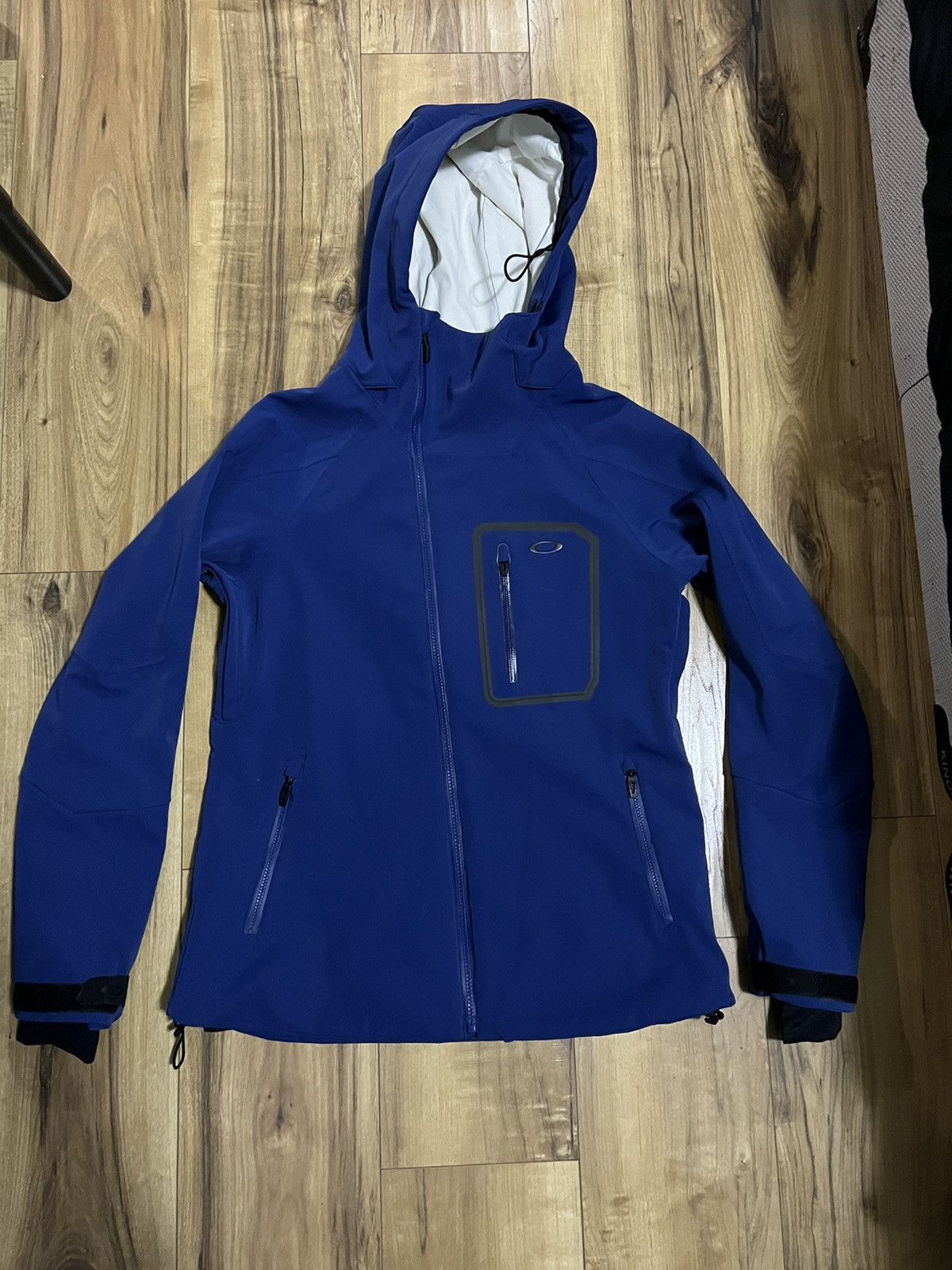 Oakley Womens Oakley Full Zip Jacket Hoodie Hooded Blue Size M / US 6-8 / IT 42-44 - 2 Thumbnail