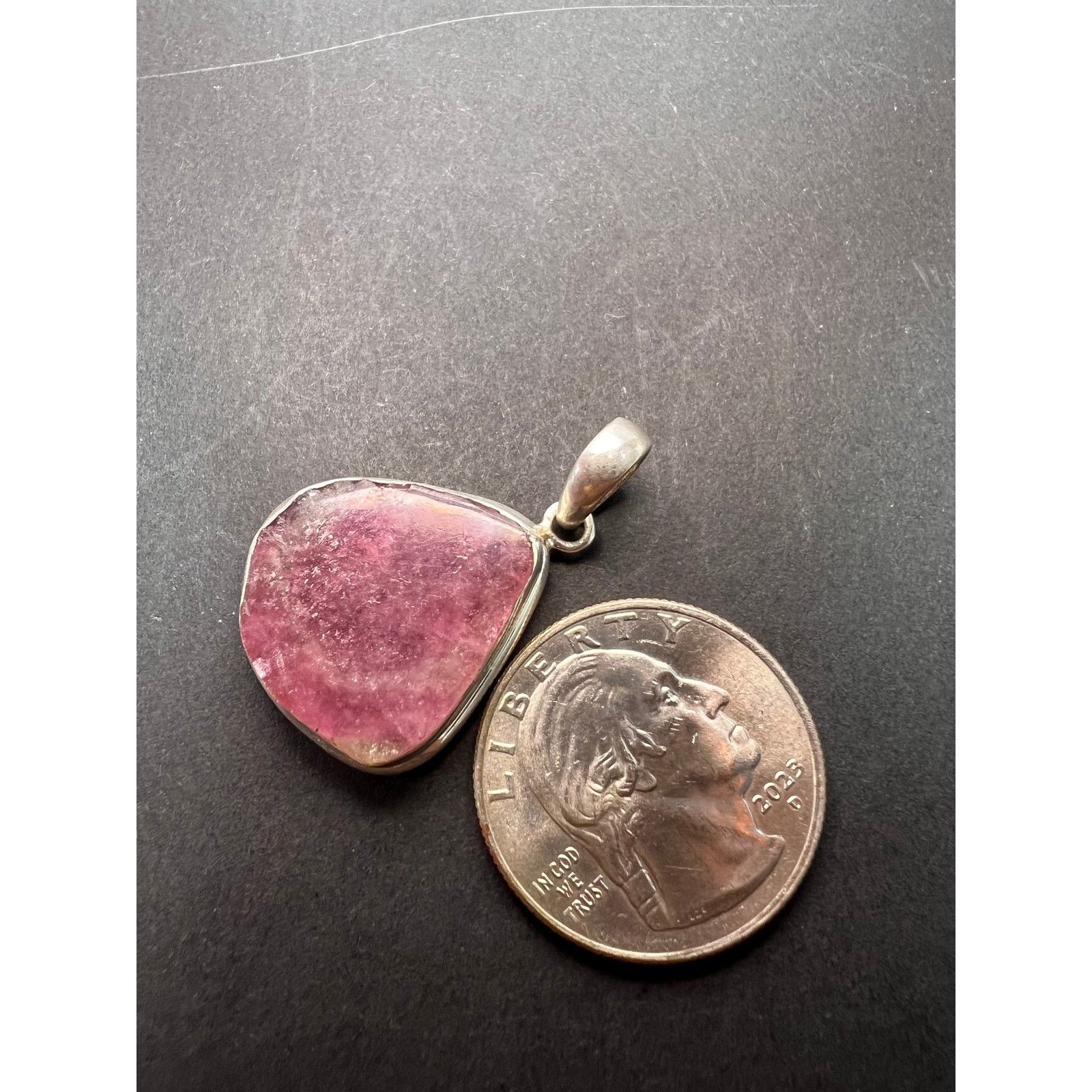Other NEW Pink / Tri colored tourmaline 925 pendant 4.34 grams Size ONE SIZE - 3 Thumbnail