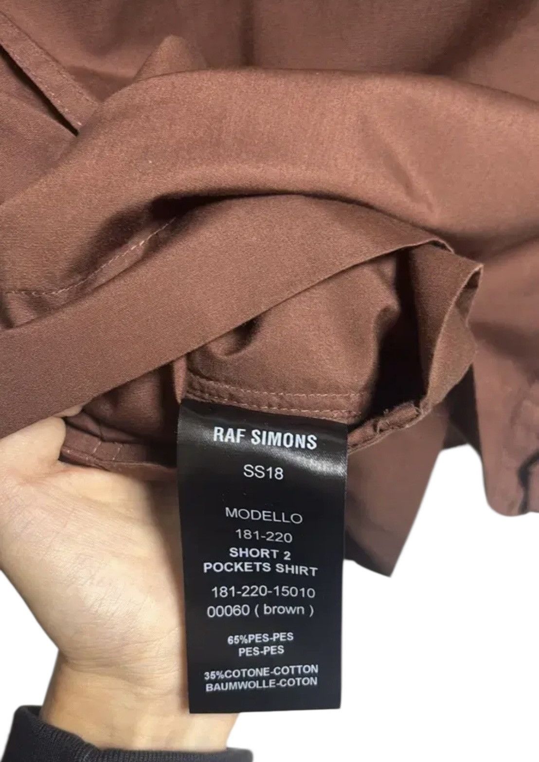 Raf Simons Raf Simons 18SS Two Pocket Short Sleeve Button Shirt Size US S / EU 44-46 / 1 - 4 Thumbnail