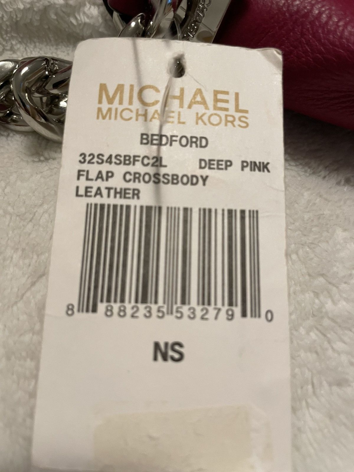 Michael Kors Michael Kors BEDFORD Deep Pink Cross Body Bag Size ONE SIZE - 9 Thumbnail
